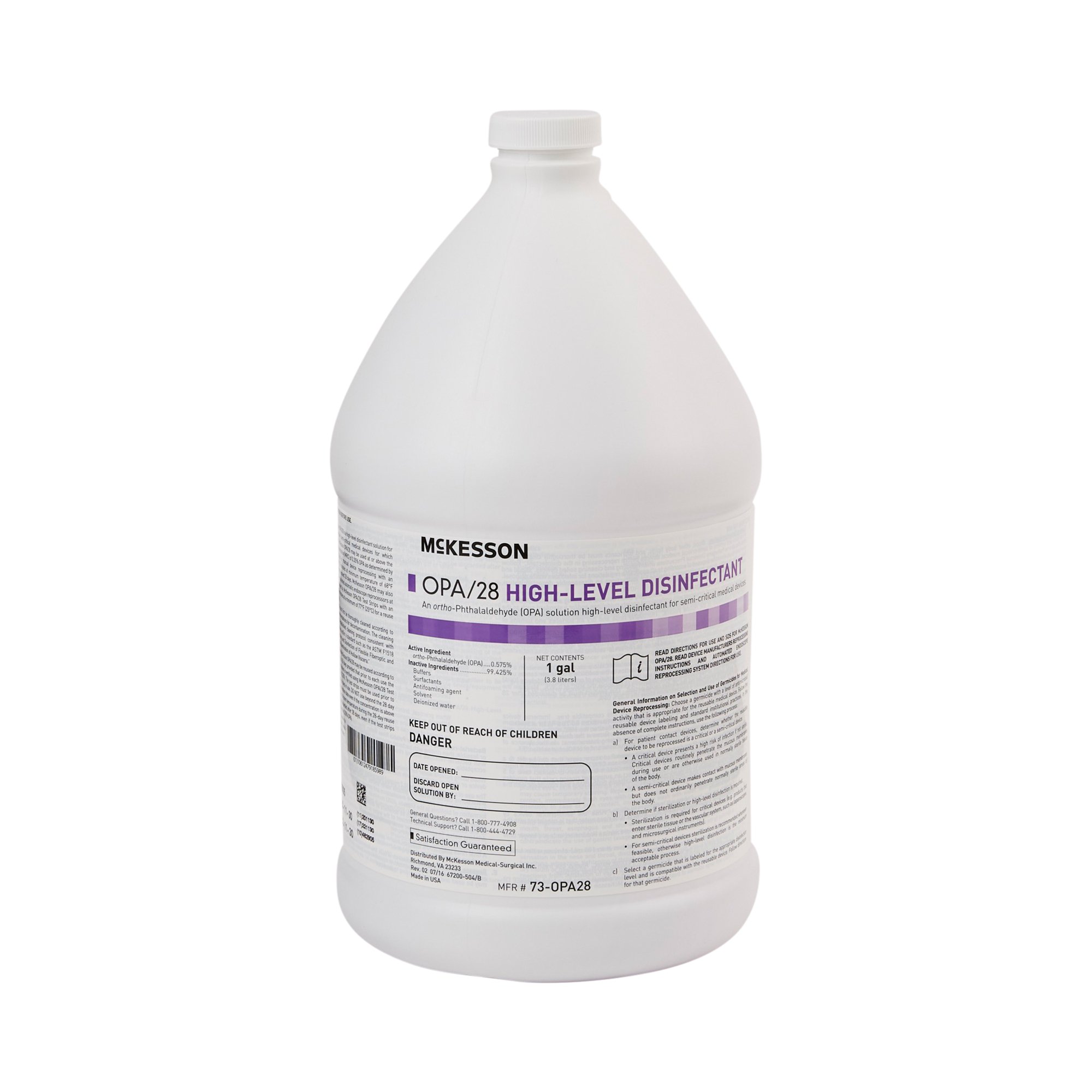 McKesson Brand - 73-OPA28 McKesson OPA High Level Disinfectant