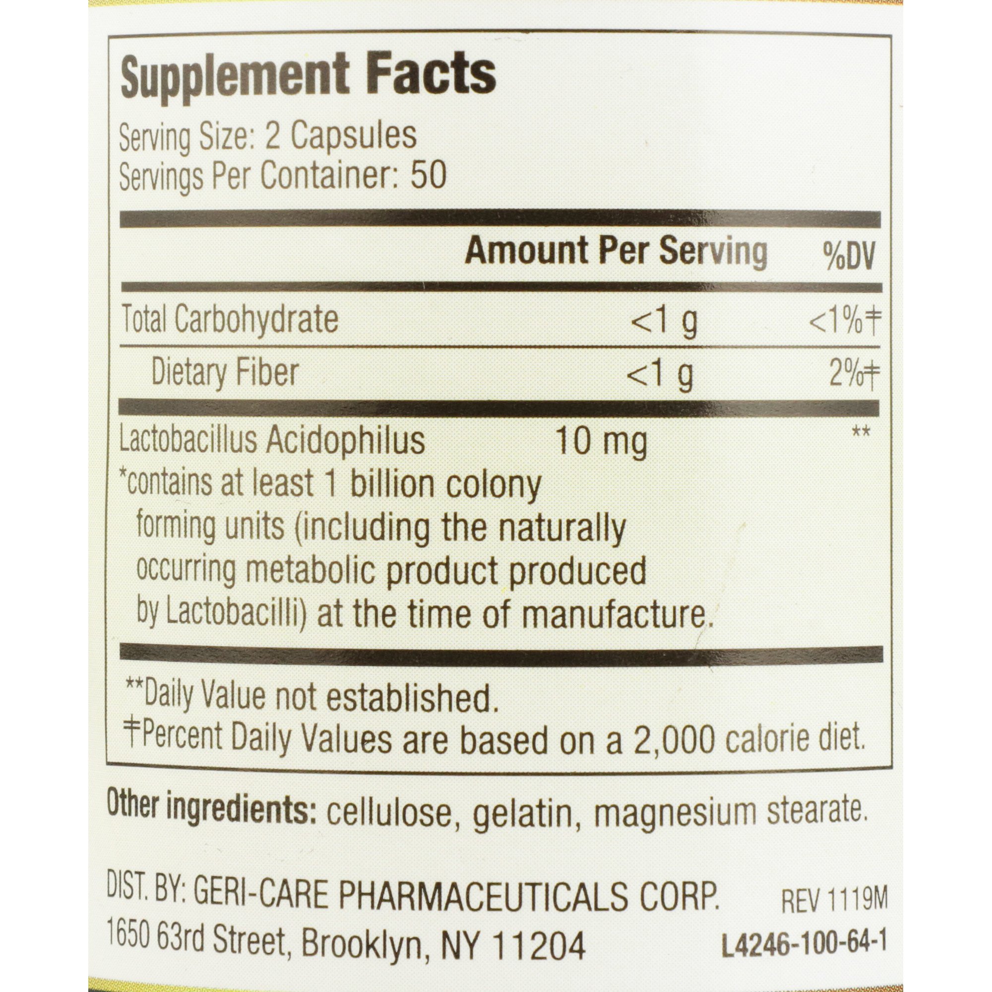 Geri-Care - 866-01-HST Health*Star® Probiotic Dietary Supplement