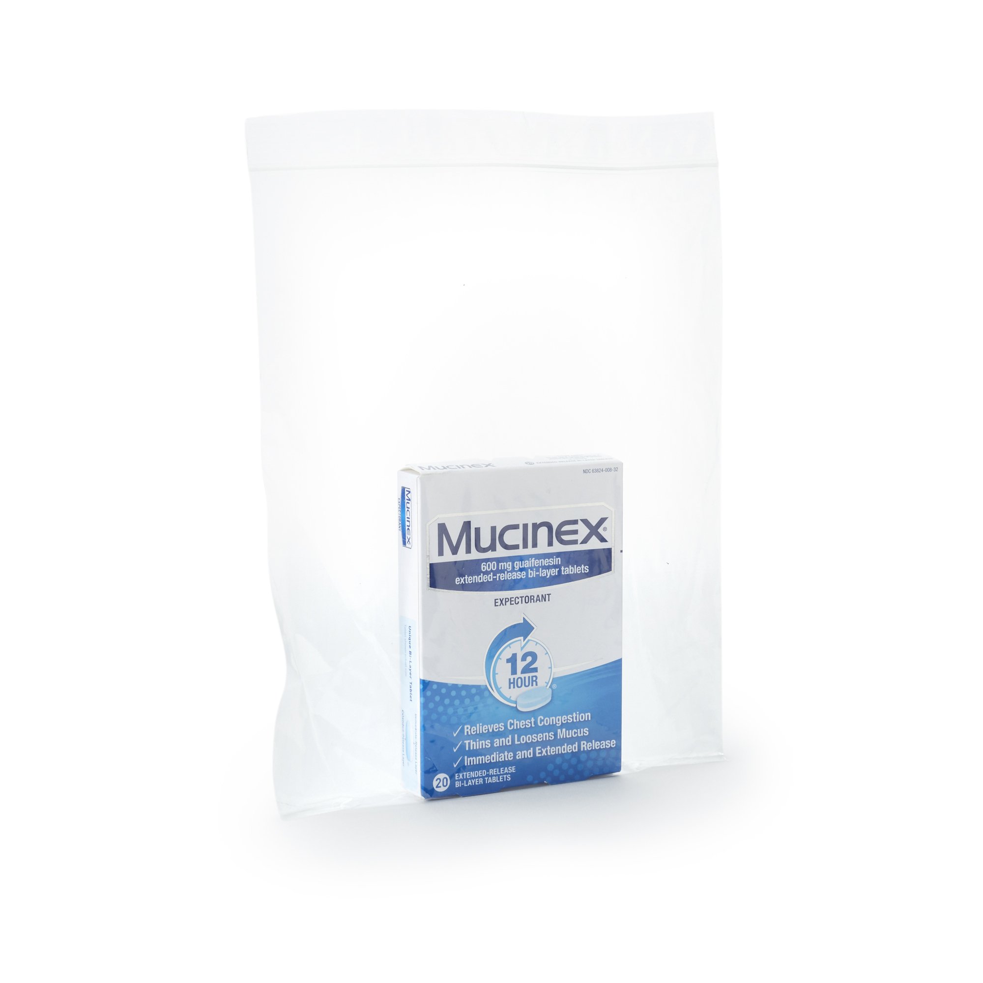 Reckitt Benckiser - 63824000832 Mucinex® Guaifenesin Cold and Cough Relief