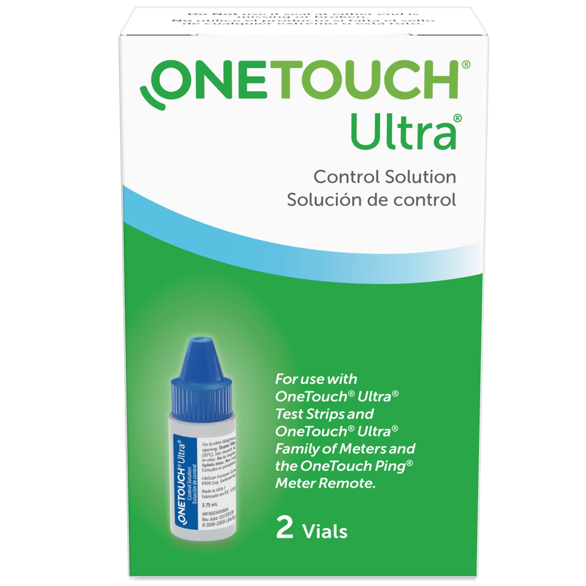 LifeScan - 53885045802 Blood Glucose Control Solution One Touch® Ultra 2 X 4 mL