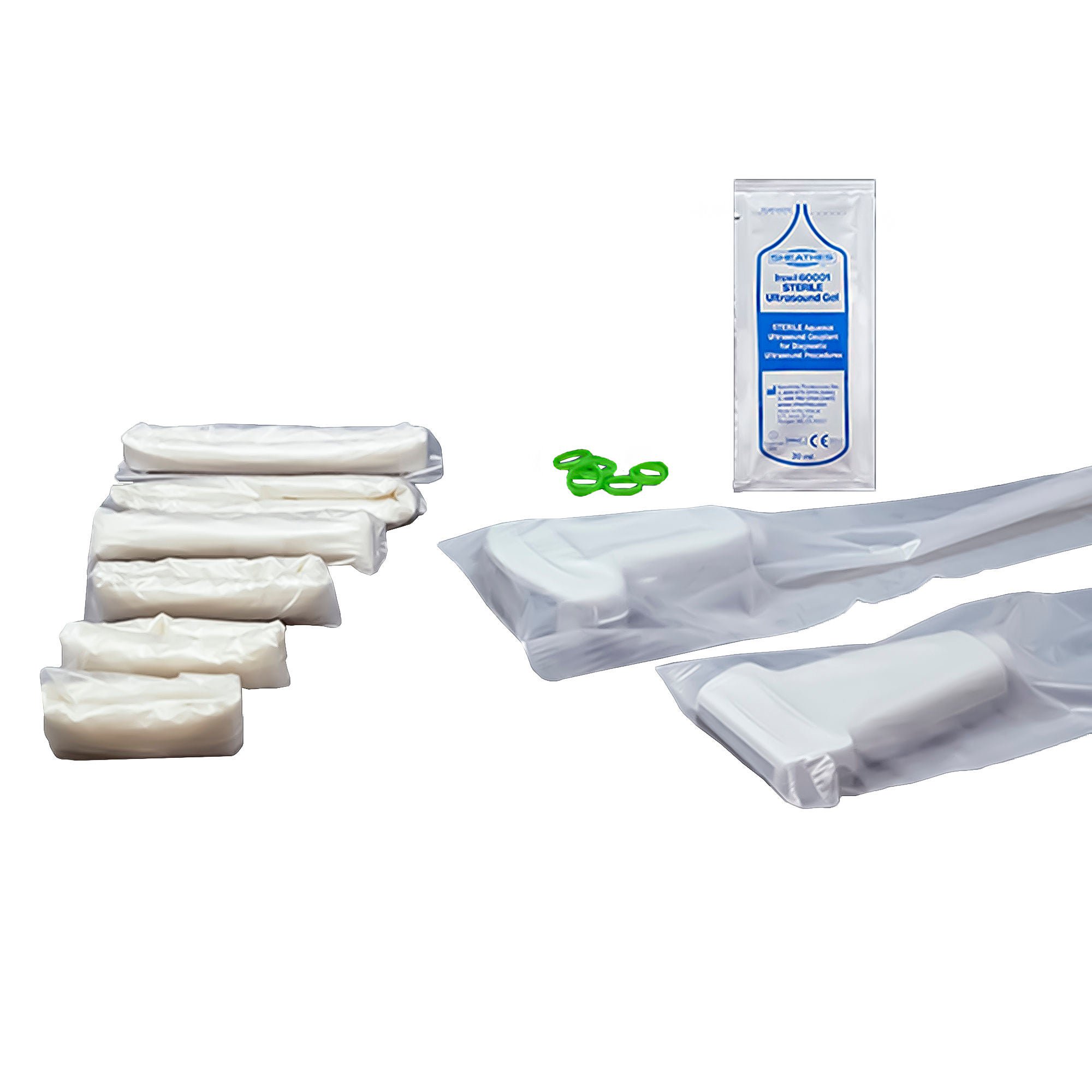 Sheathing Technologies - 5-484KIT Ultrasound Transducer Cover Kit Sheathes™ 4 X 48 Inch Non Latex Sterile Rolled