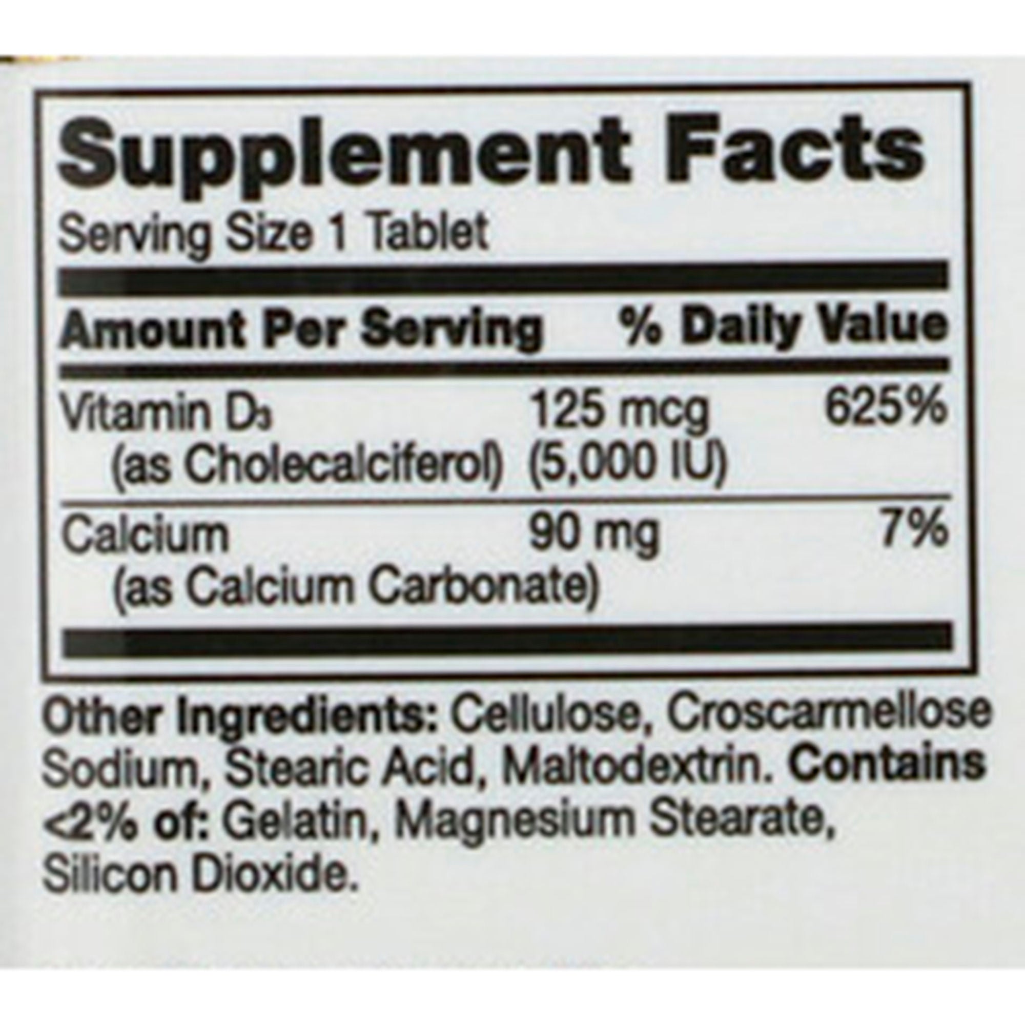 21st Century Nutritional Products - 74098527288 21st Century® Vitamin D-3 / Calcium Supplement