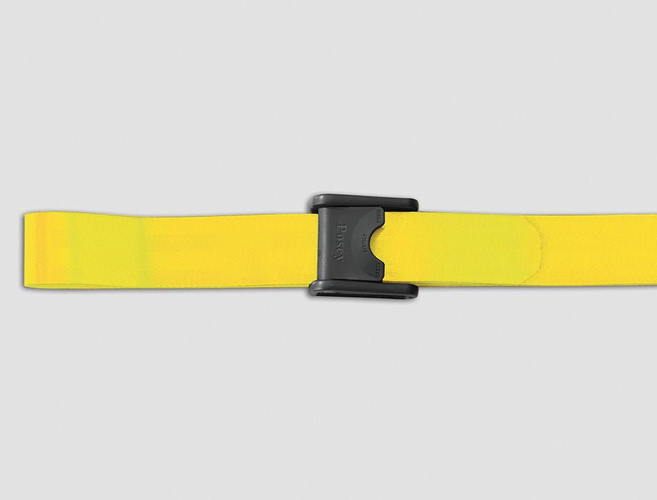 Tidi Products - 6546Y Gait Belt Posey® EZ Clean 60 Inch Length Yellow Polyurethane Coated Webbing
