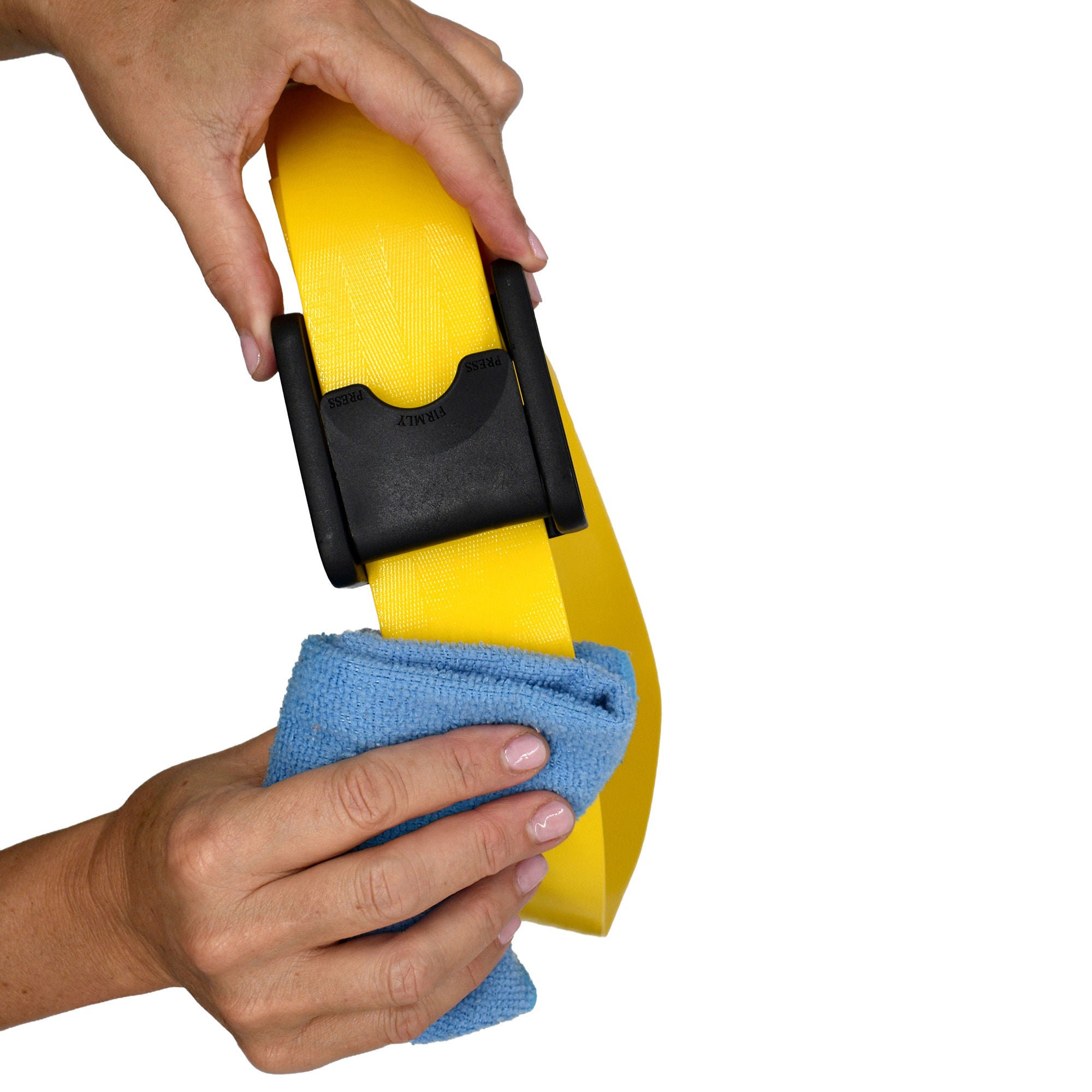 Tidi Products - 6546Y Gait Belt Posey® EZ Clean 60 Inch Length Yellow Polyurethane Coated Webbing