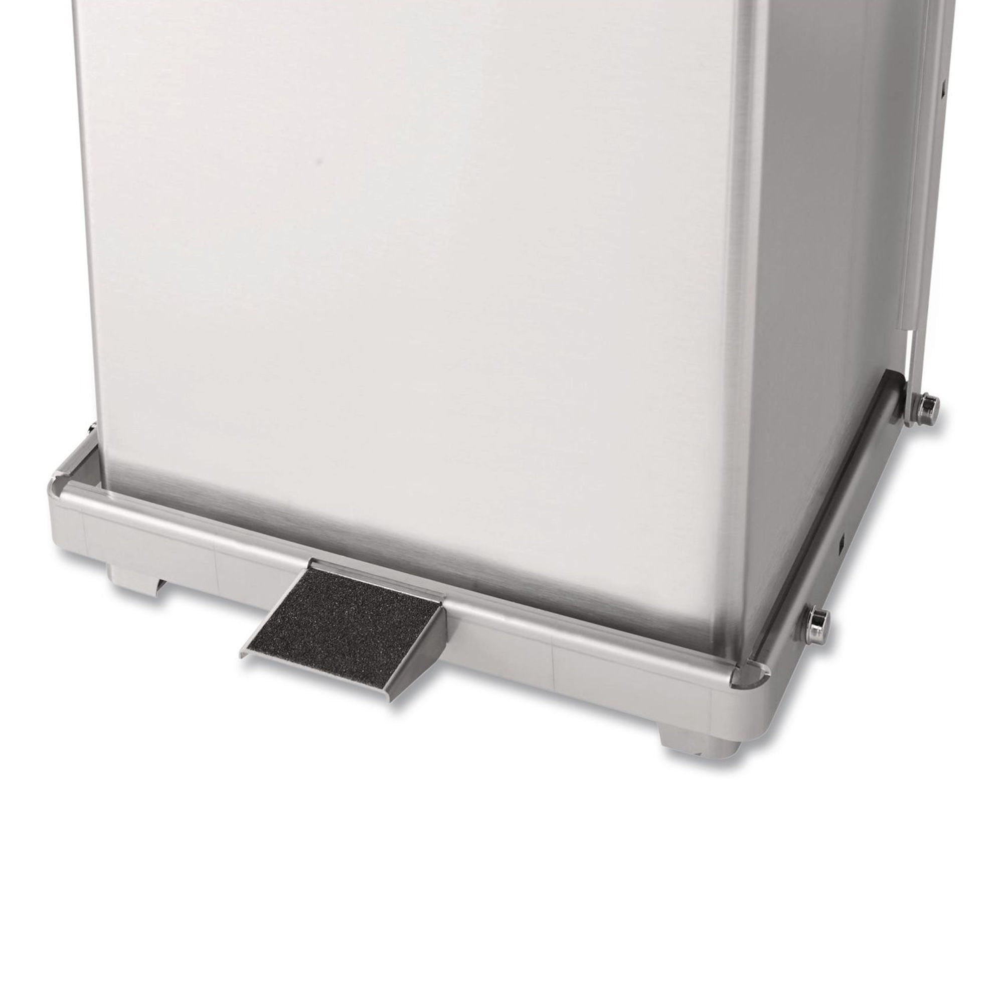 RJ Schinner Co - FGST24SSPL Trash Can Rubbermaid® Defenders® 96 Quart / 24 gal. Satin Finish Steel Rectangular