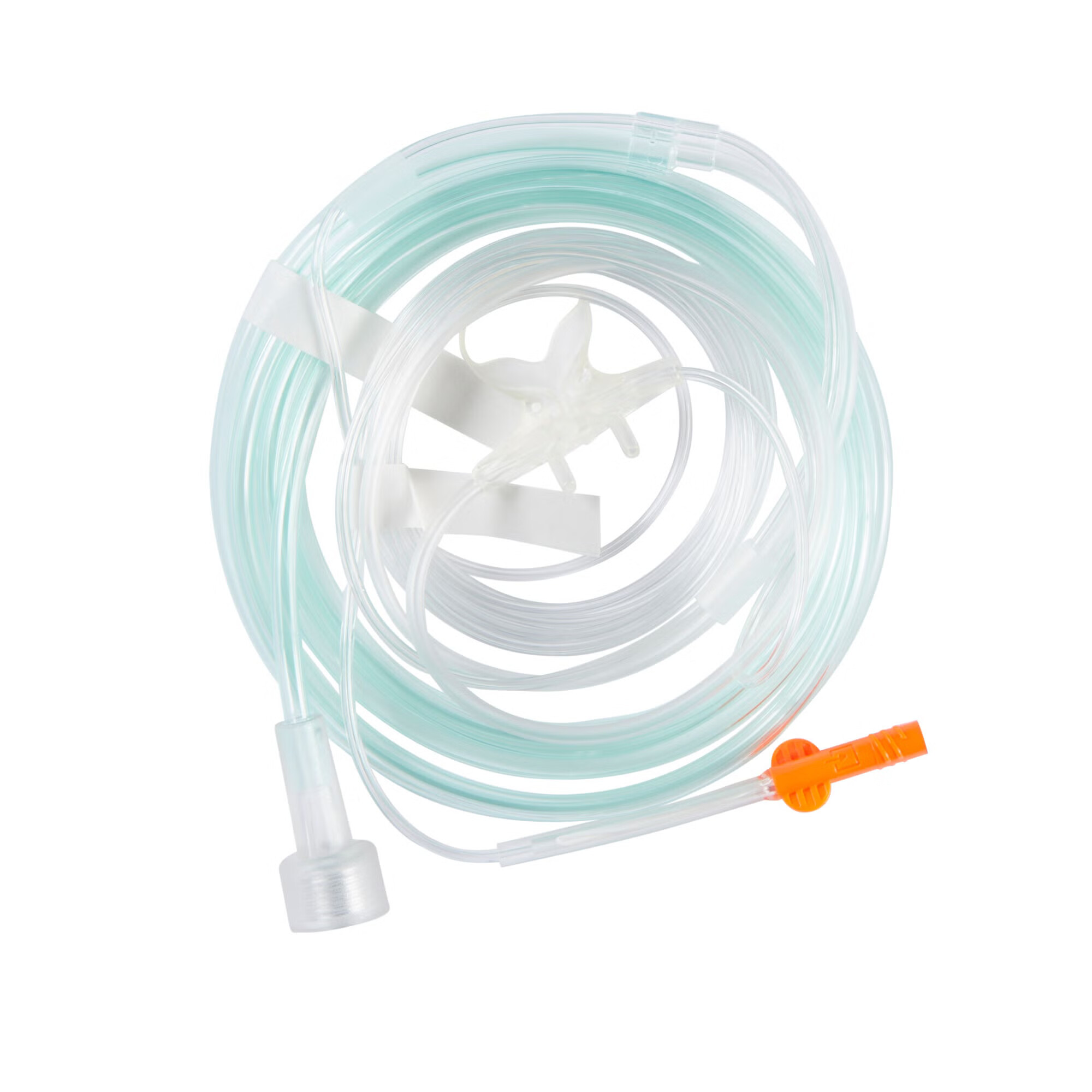 Medtronic MITG - 009822 ETCO2 Oral / Nasal Cannula Smart CapnoLine® Plus Adult Curved Prongs 6-1/2 Foot Tubing High Flow Rate