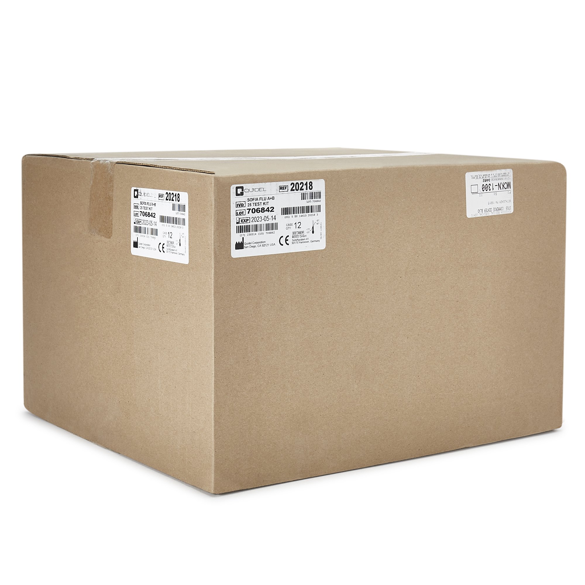 Quidel 20218 - Sofia® Influenza A+B FIA Respiratory Test Kit - 1/Kit, 12/Case