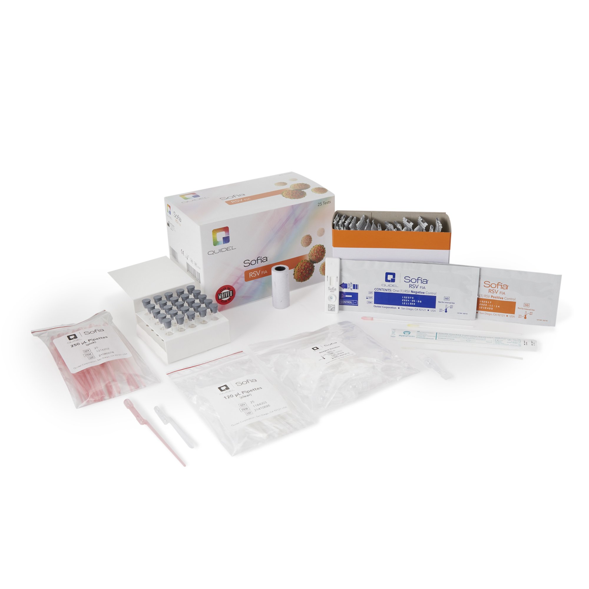 Quidel - 20260 Sofia® RSV FIA Fluorescence Immunoassay (FIA) Respiratory Test Kit