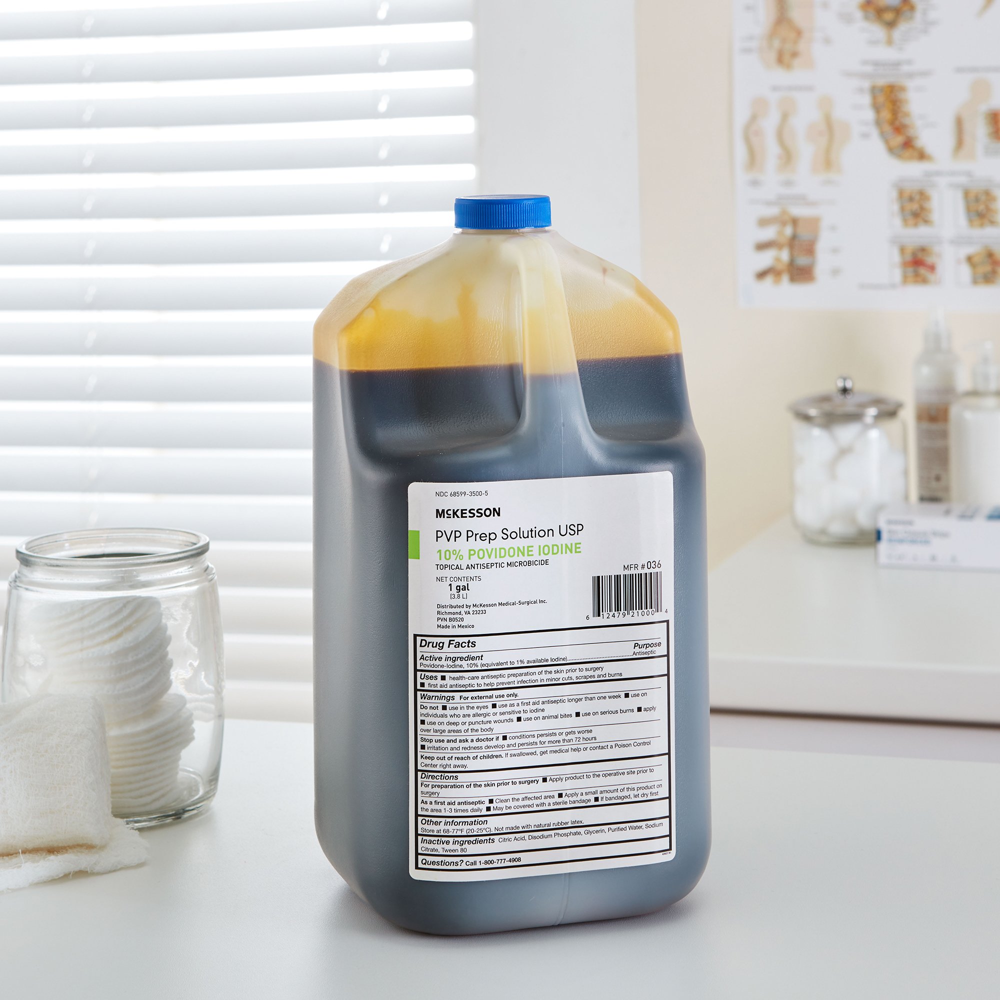 McKesson Brand 036 - McKesson Prep Solution 1 gal. Jug - 1/Each, 4/Case