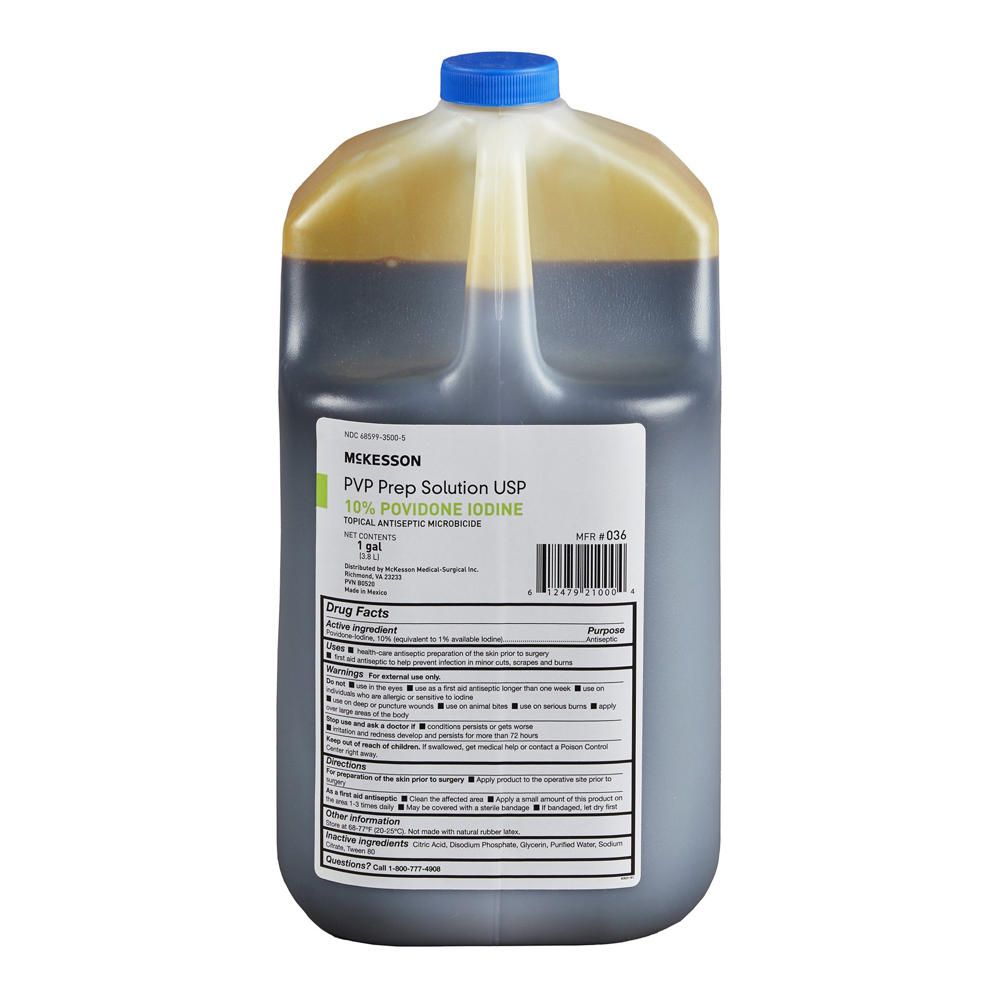 McKesson Brand - 036 McKesson Prep Solution 1 gal. Jug