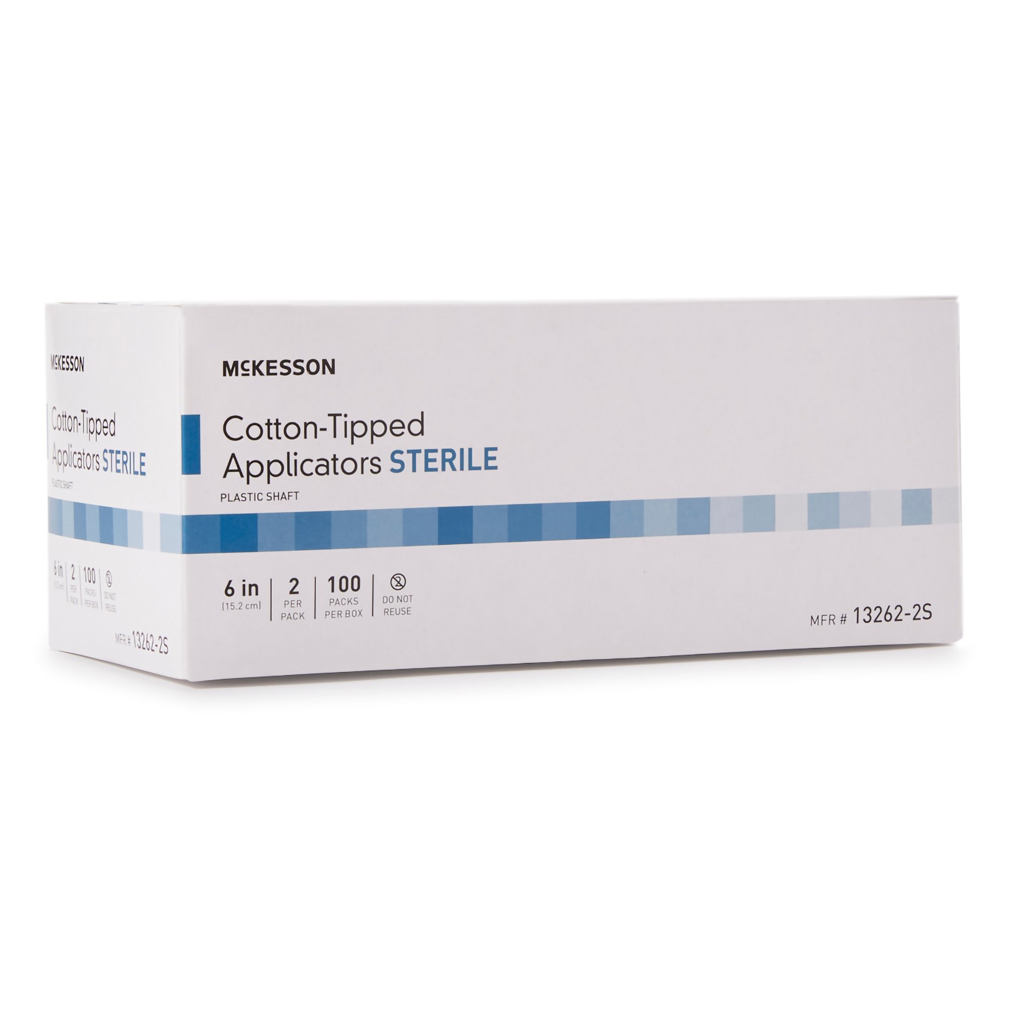 McKesson Brand 13262-2S - McKesson Swabstick, 6-Inch Length - 1/Pack, 100/Box, 1000/Case