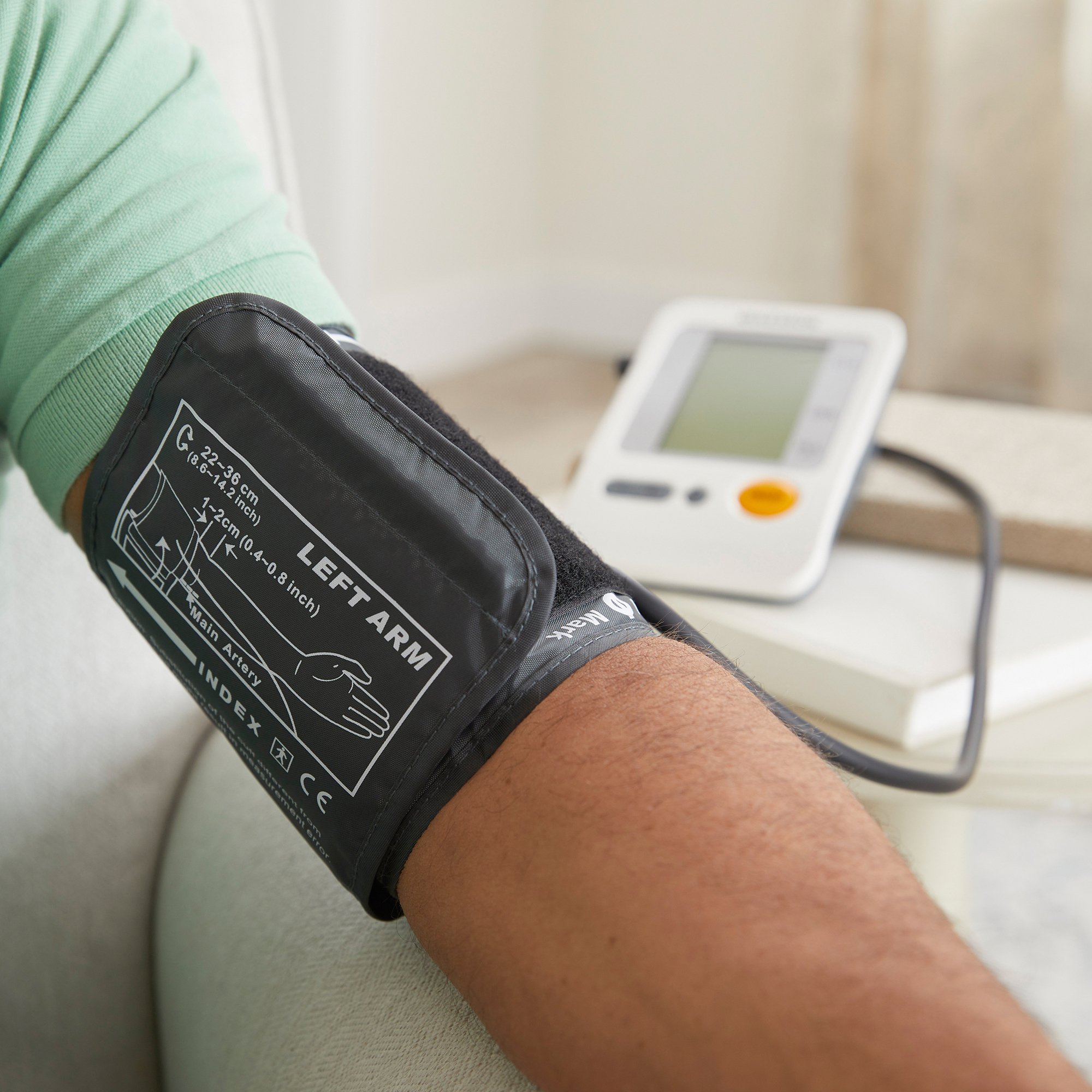 McKesson Brand 1991 - McKesson Aneroid Sphygmomanometer with Large Cuff, Automatic Inflation, 1 Tube - 1/Each, 24/Case