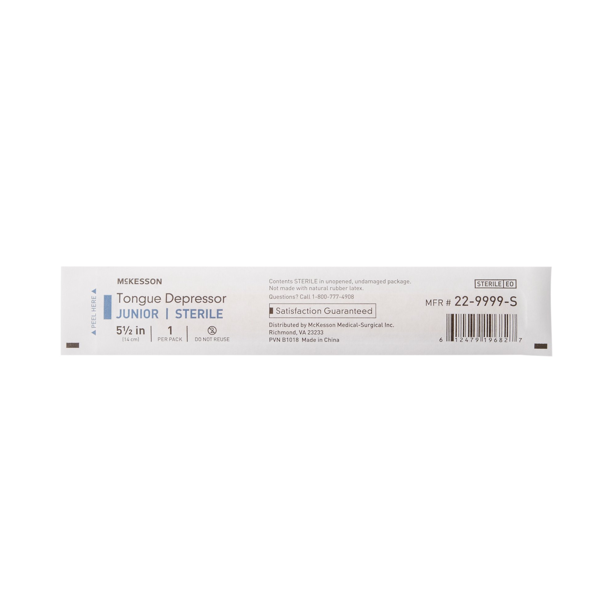 McKesson Brand - 22-9999-S McKesson Tongue Depressor for Pediatric Use