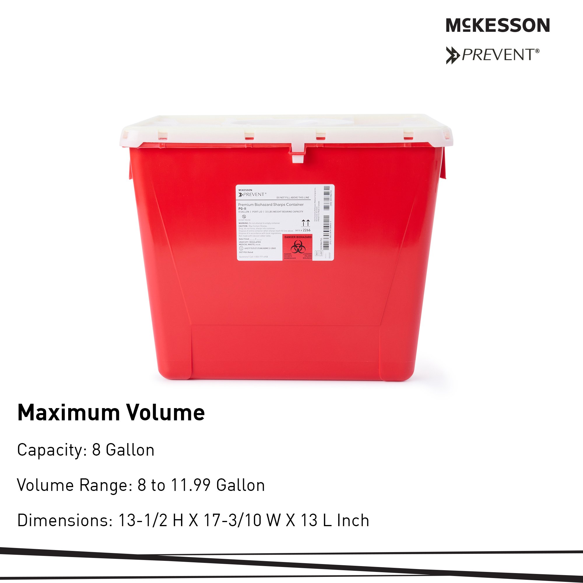 McKesson Brand - 2266 McKesson Prevent® Sharps Container
