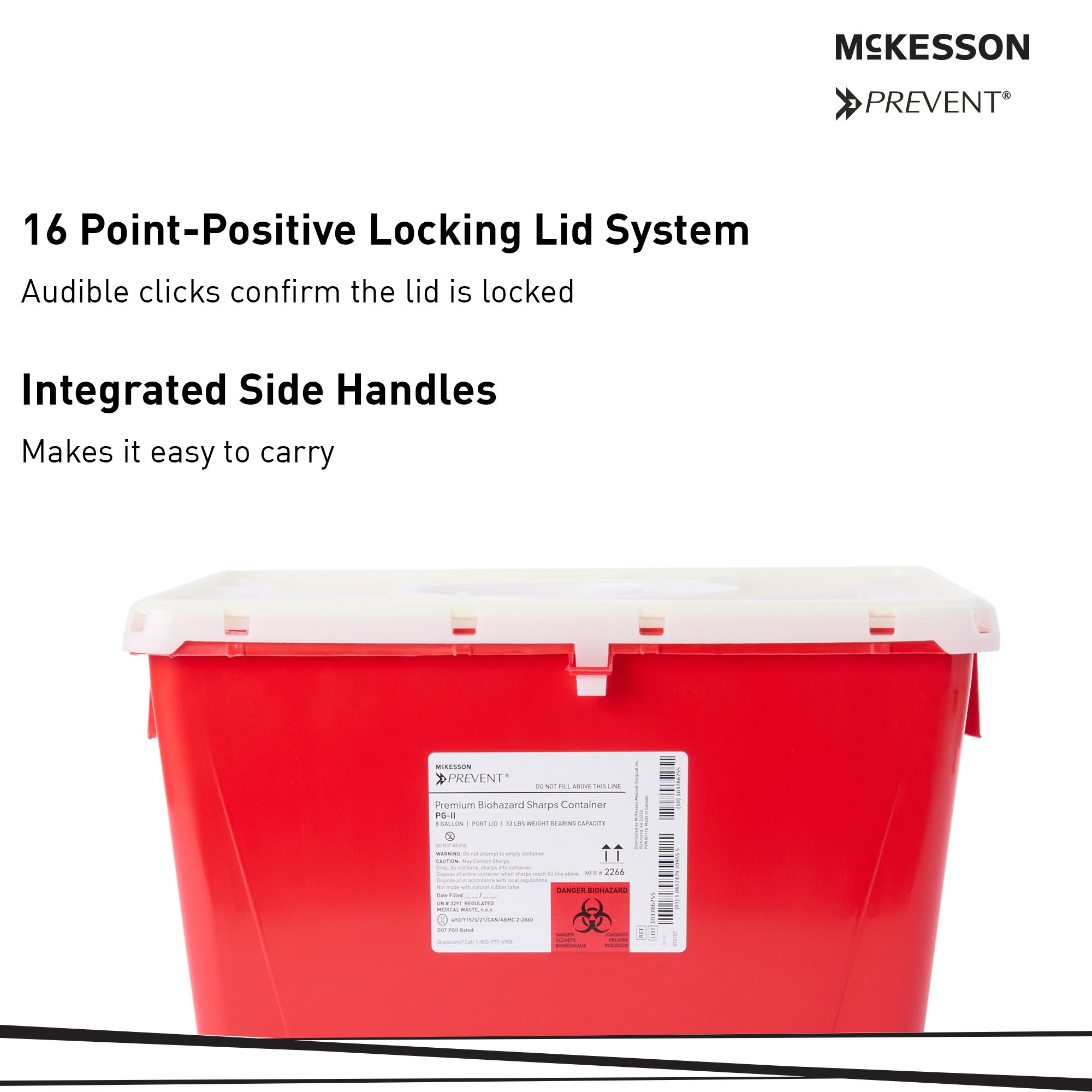 McKesson Prevent Sharps Container 2266 by McKesson Brand