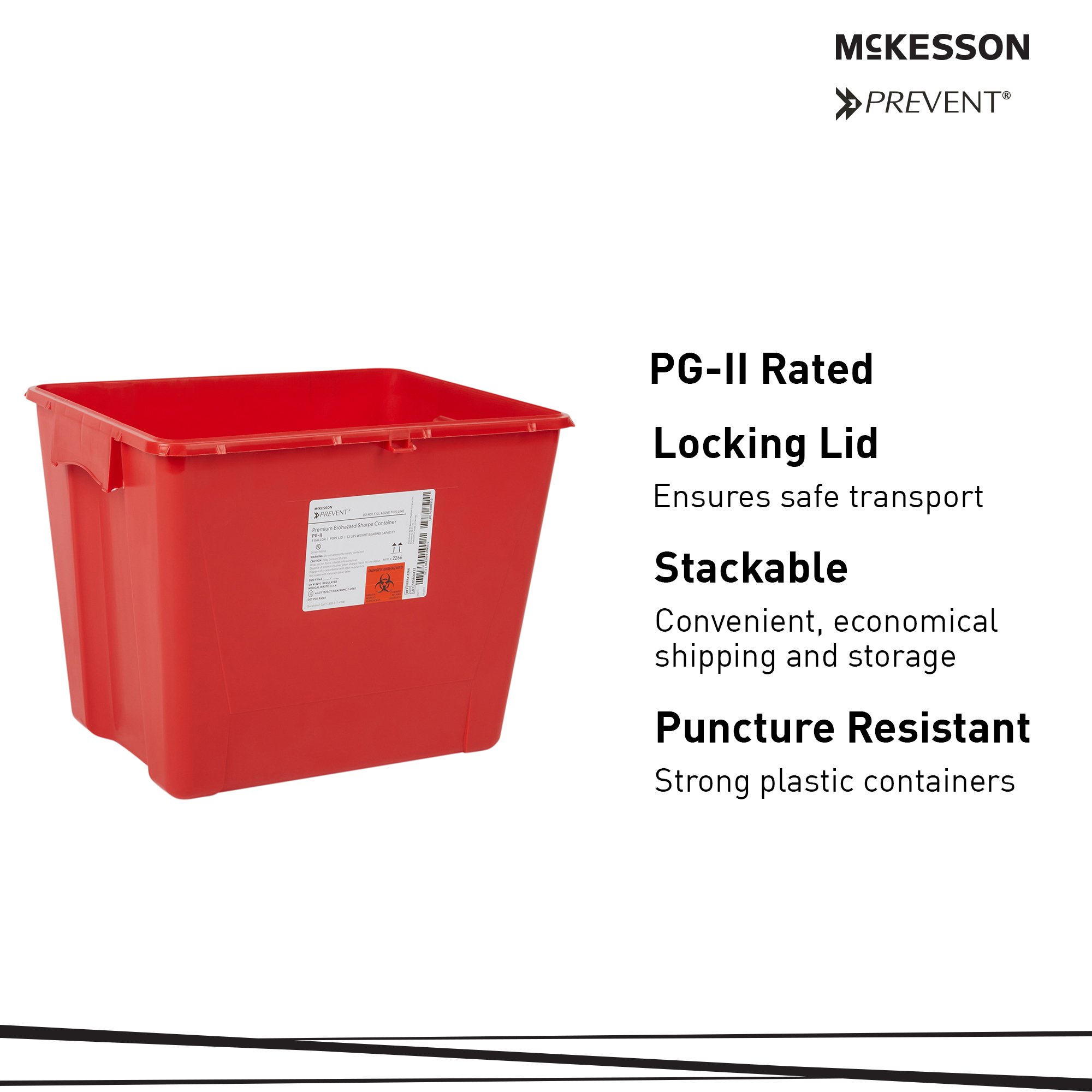 McKesson Prevent Sharps Container 2266 by McKesson Brand