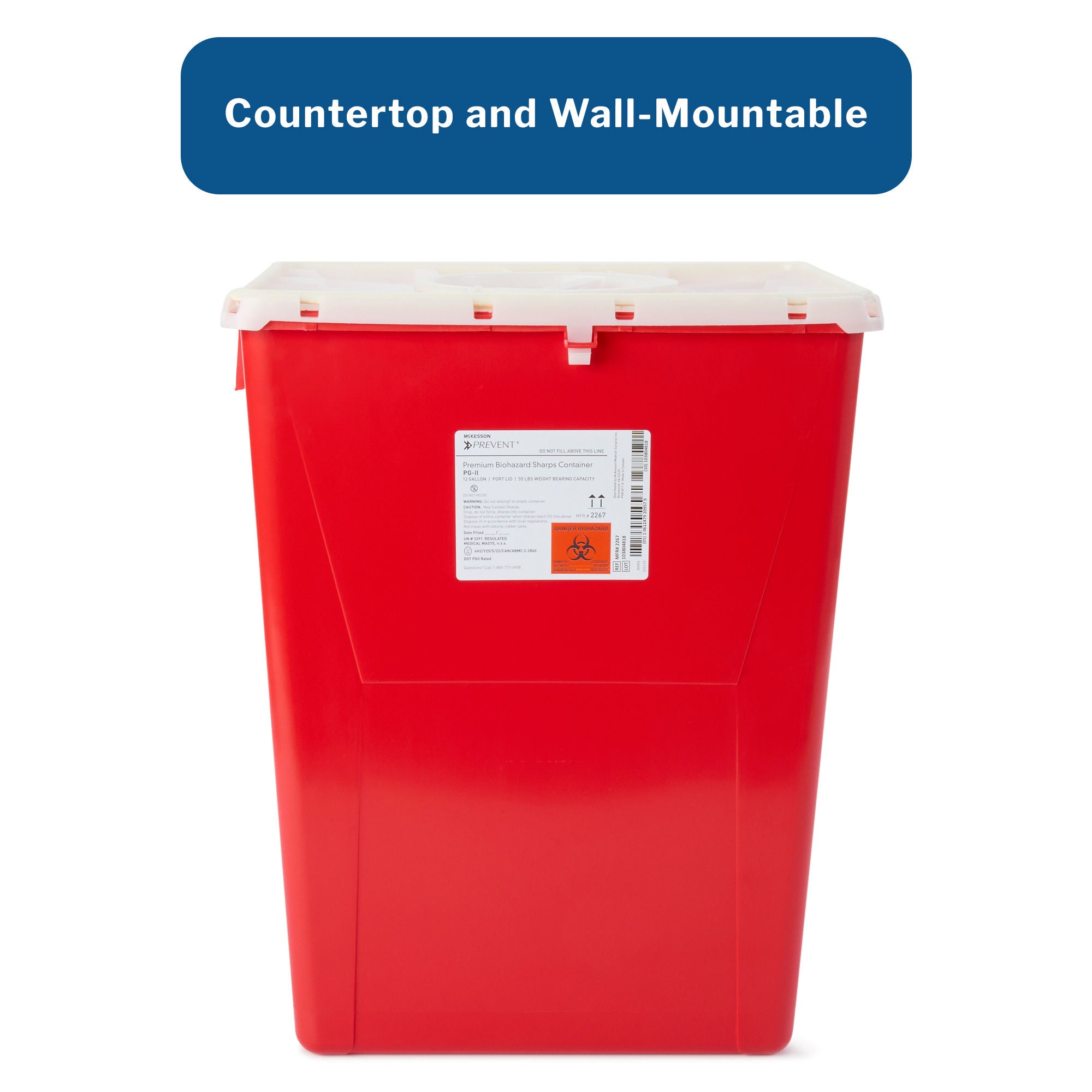 McKesson Brand - 2267 McKesson Prevent® Sharps Container