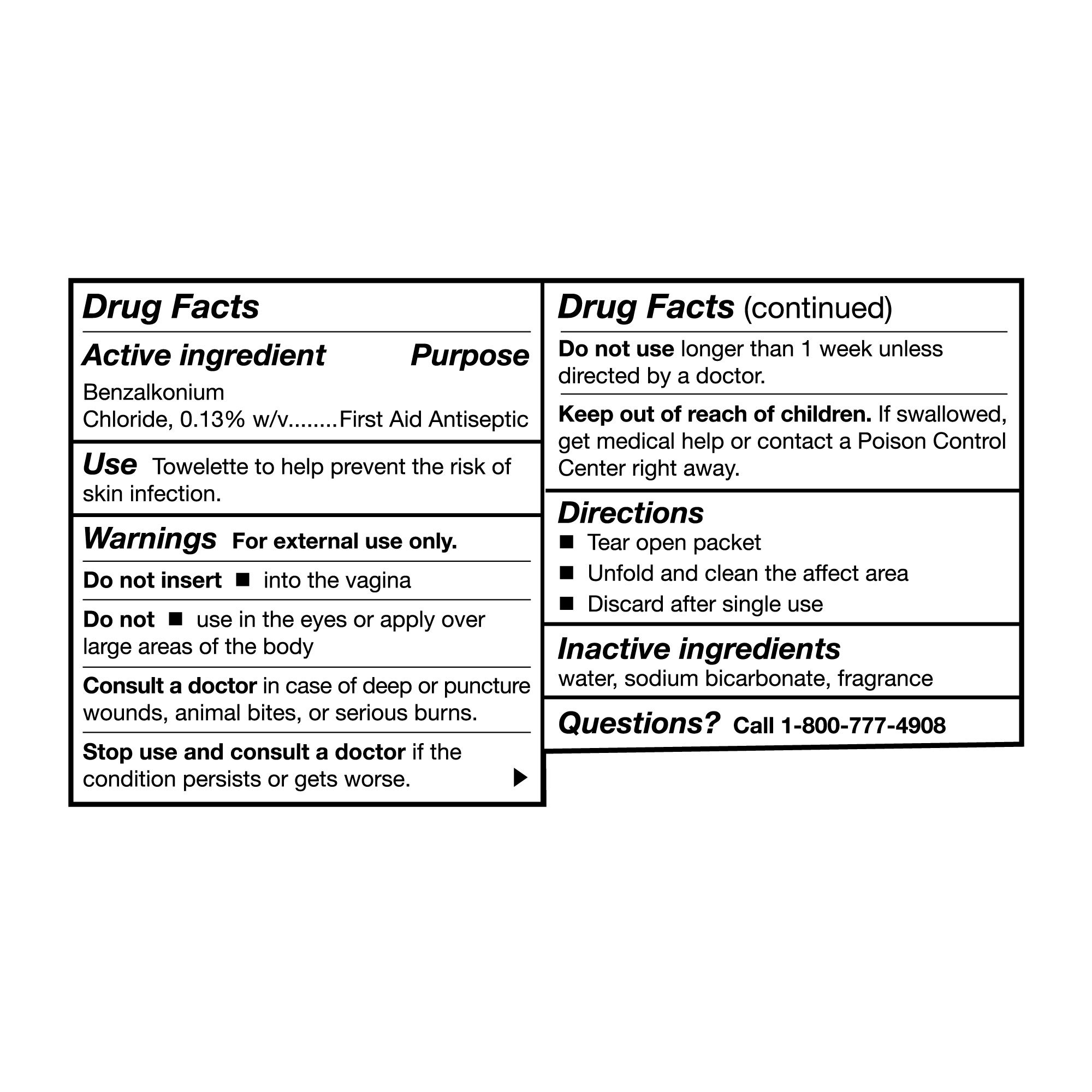 McKesson Brand - 268 McKesson Obstetrical Antiseptic Skin Wipes