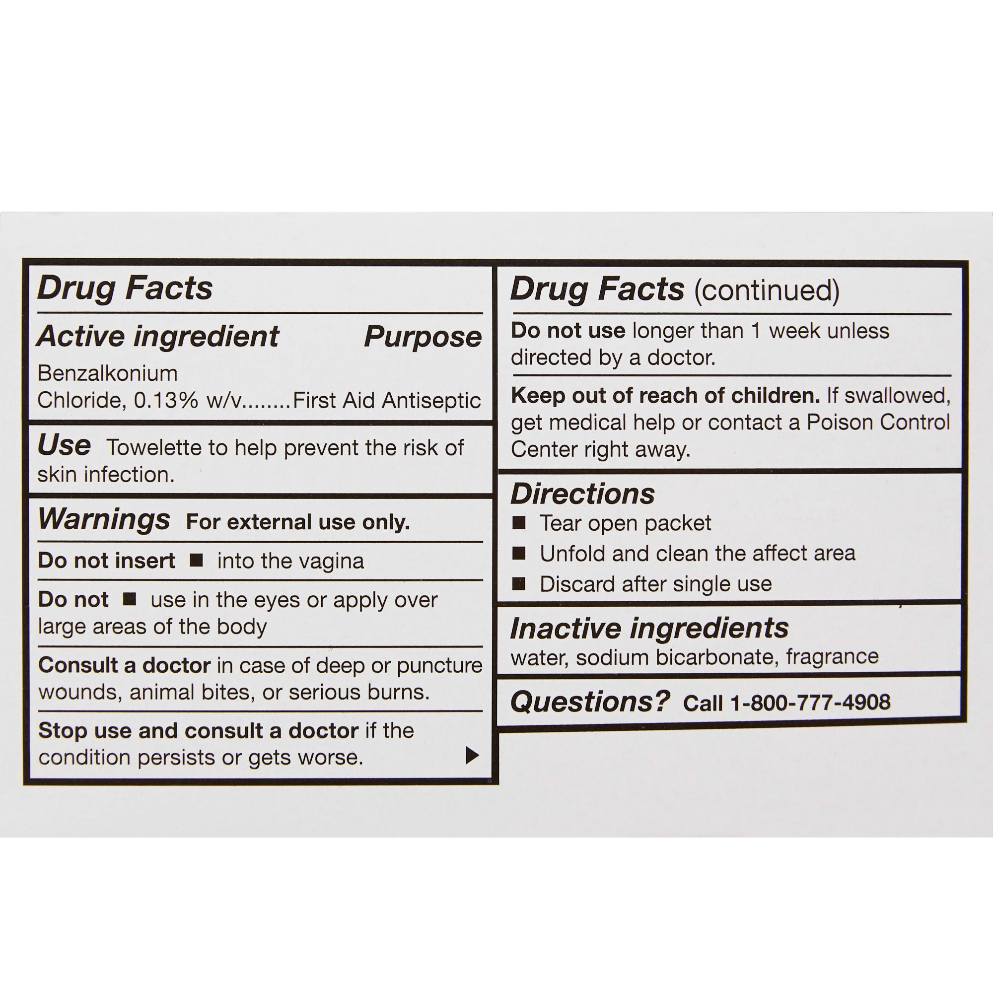 McKesson Brand - 268 McKesson Obstetrical Antiseptic Skin Wipes