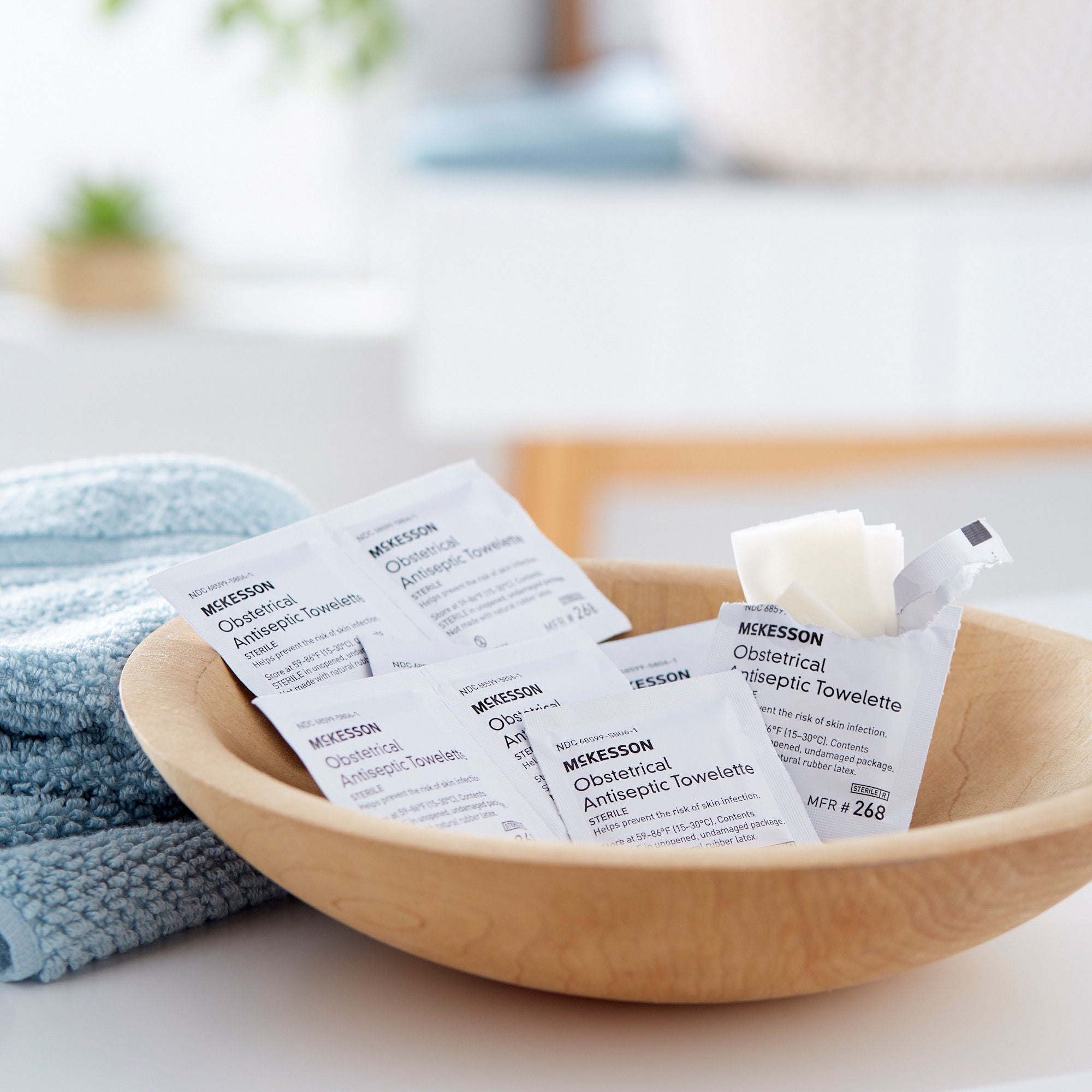 McKesson Brand - 268 McKesson Obstetrical Antiseptic Skin Wipes