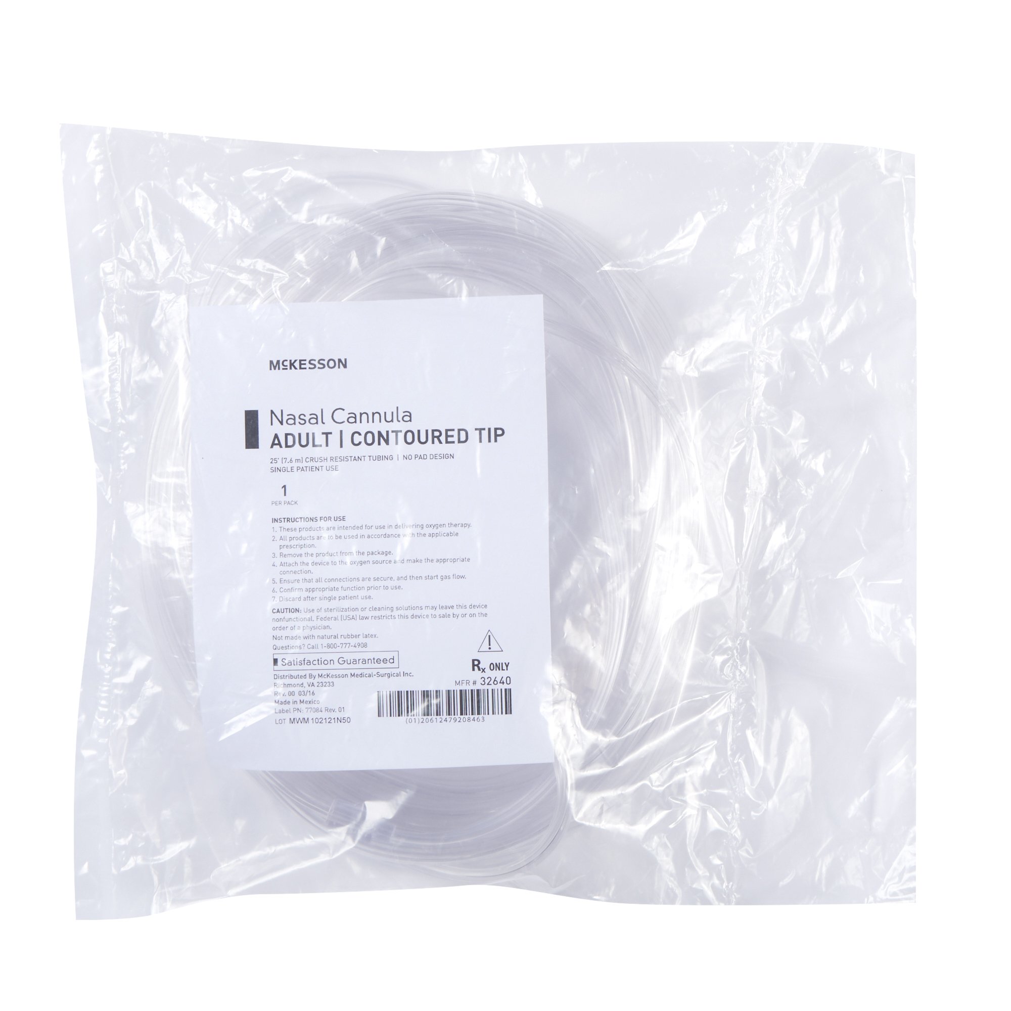 McKesson Brand 32640 - McKesson Nasal Cannula, 25 Foot - 1/Each, 25/Case