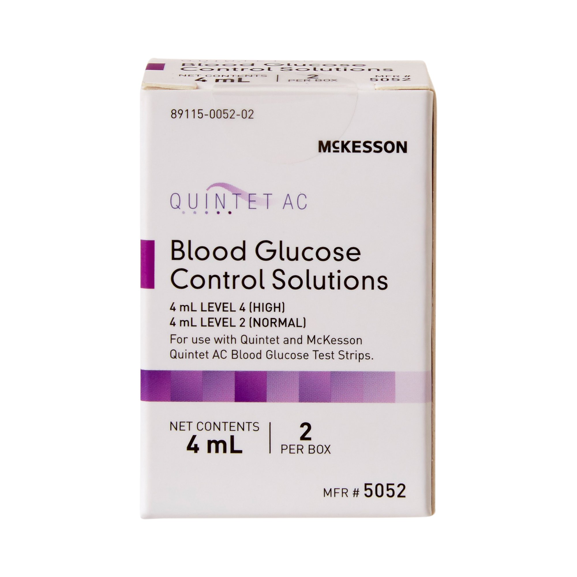 McKesson Brand - 5052 McKesson Quintet AC® Glucose Control Solution