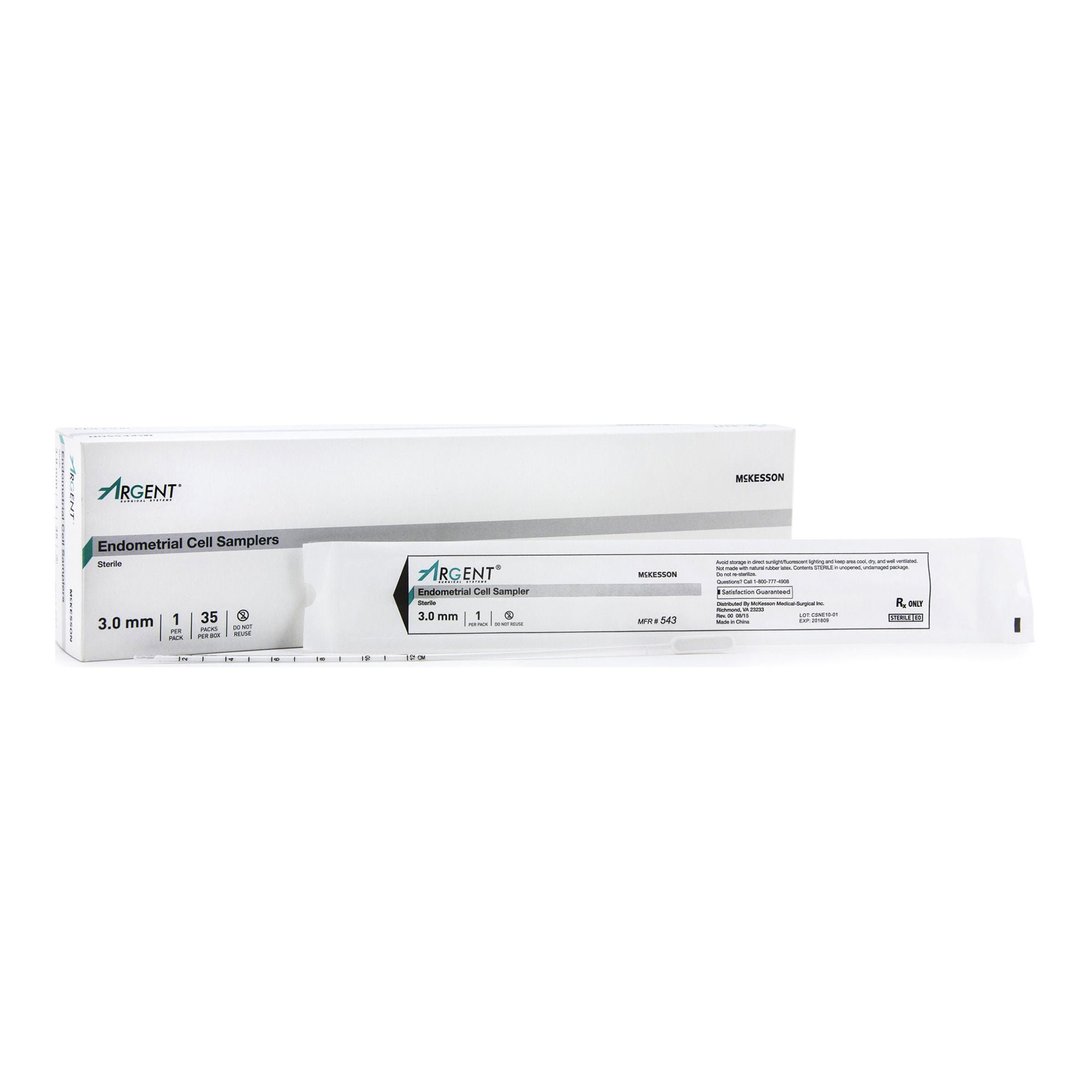 McKesson Brand - 543 McKesson Argent™ Endometrial Biopsy Curette