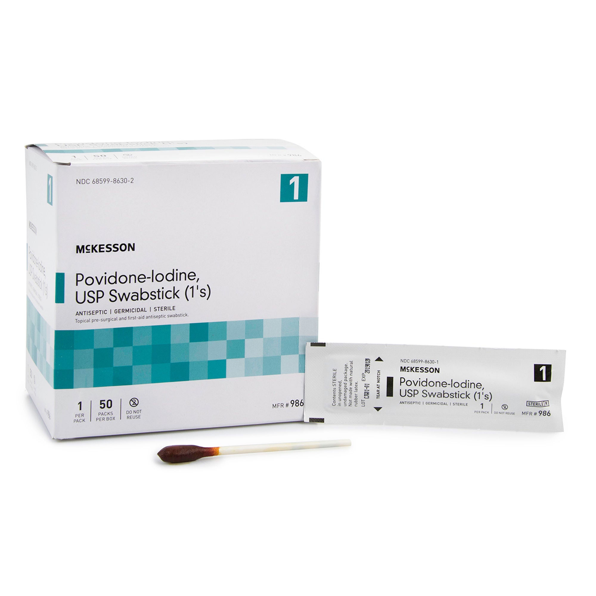 McKesson Impregnated Swabstick 986 by McKesson Brand