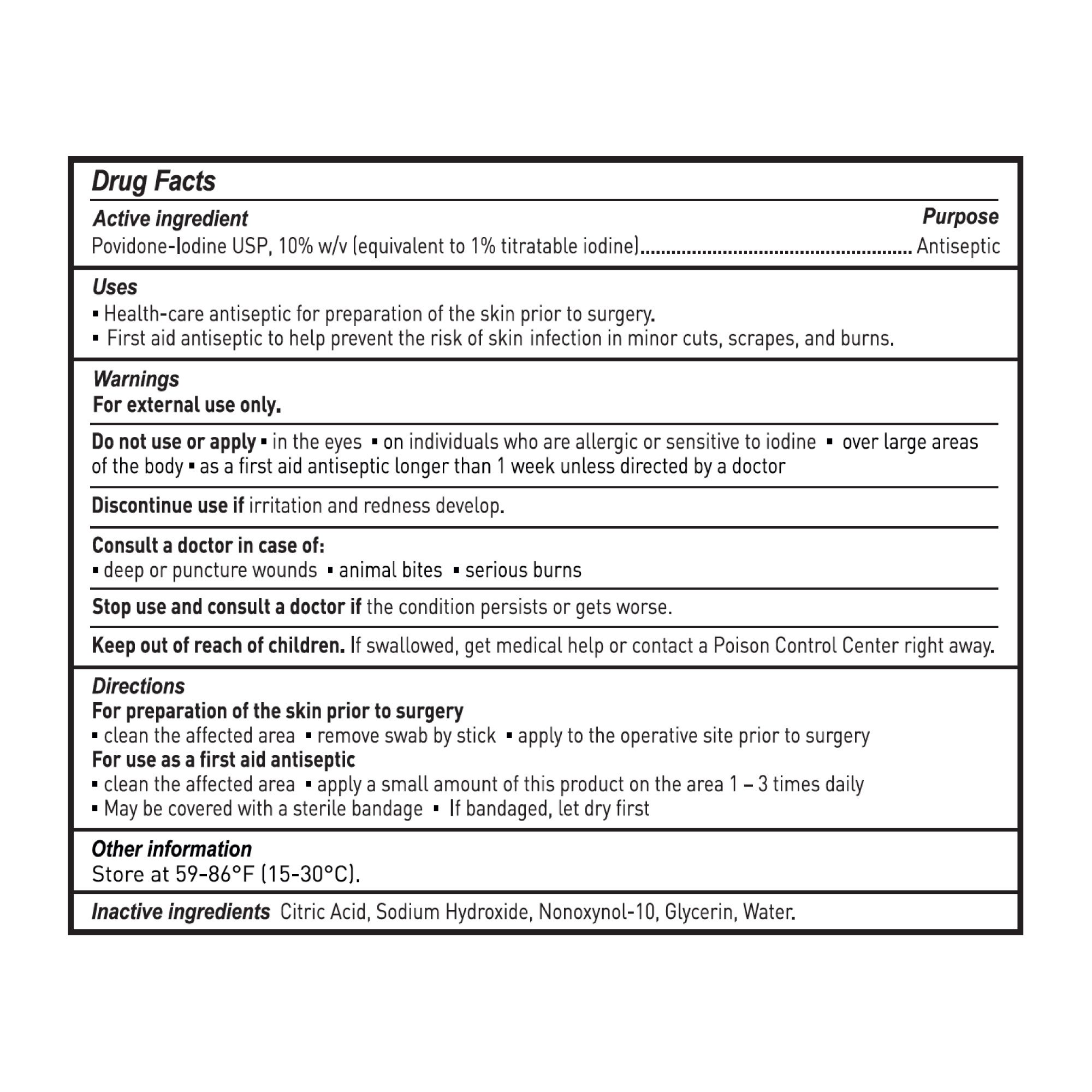 McKesson Impregnated Swabstick 986 by McKesson Brand