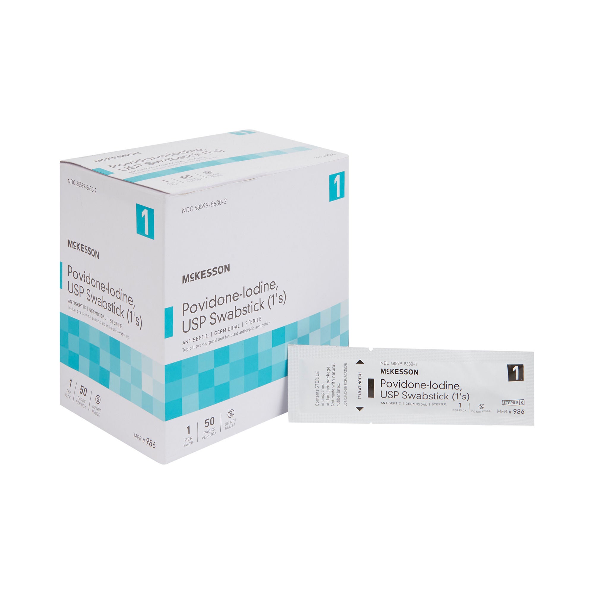 McKesson Brand - 986 McKesson Impregnated Swabstick