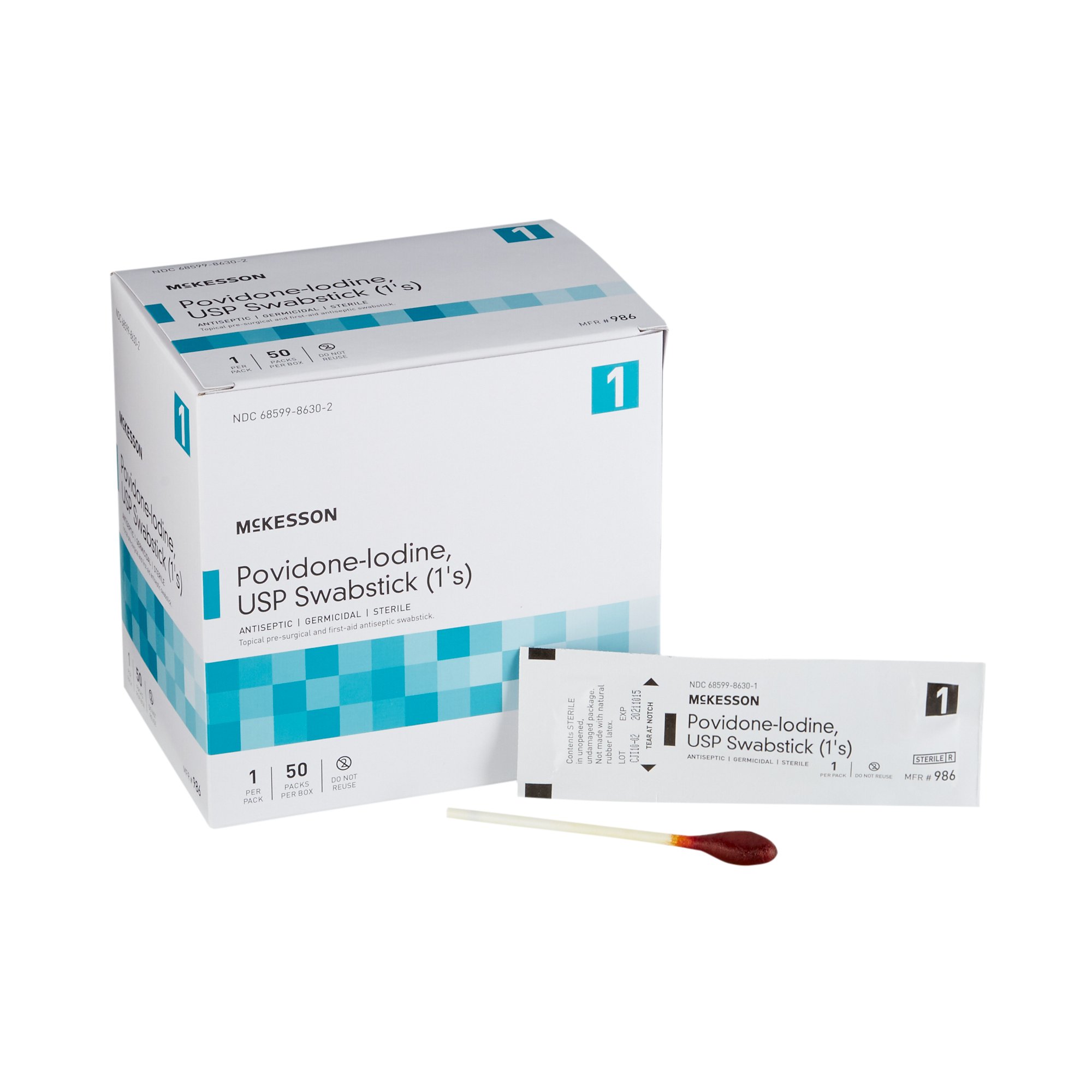 McKesson Brand - 986 McKesson Impregnated Swabstick