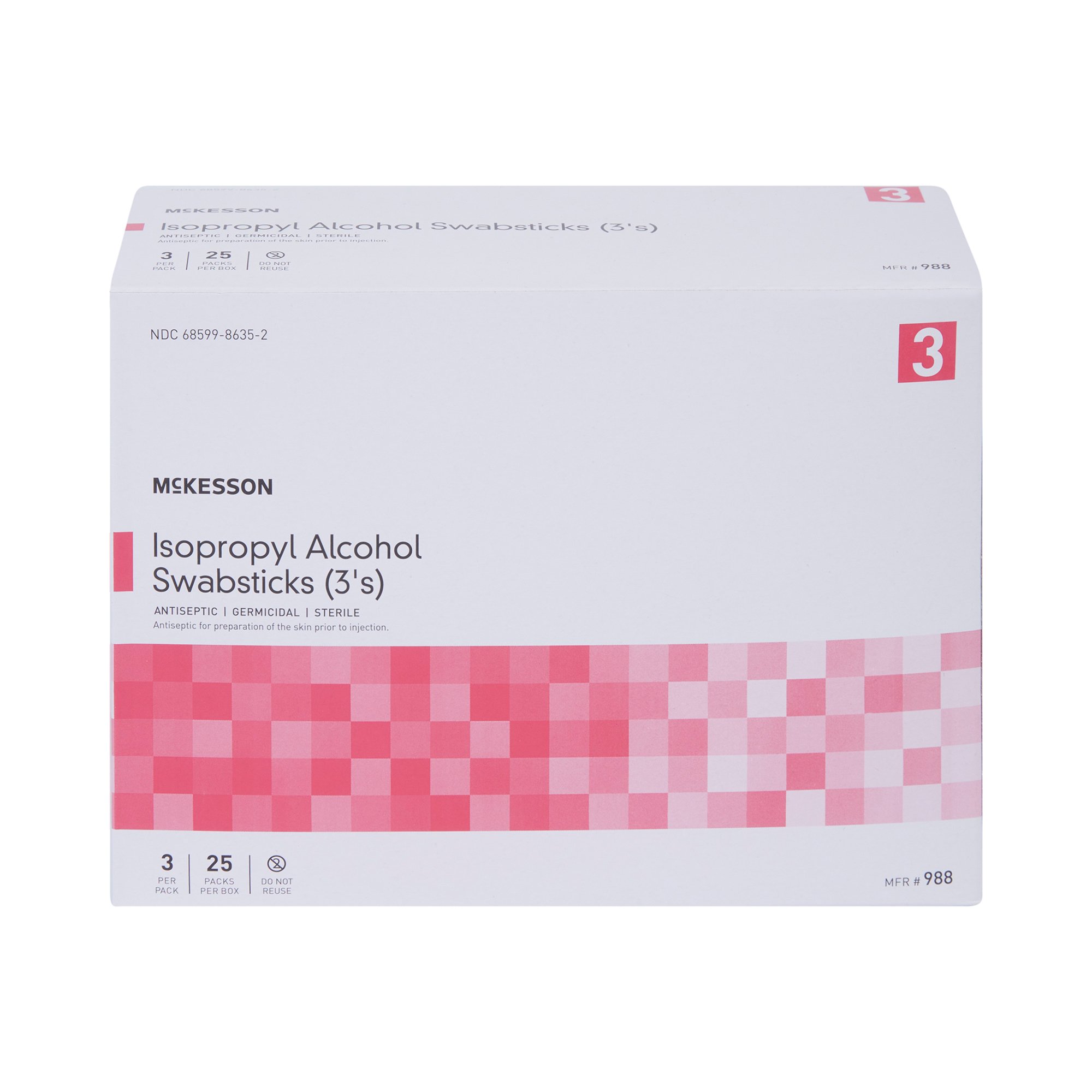 McKesson Brand - 988 McKesson Impregnated Swabstick