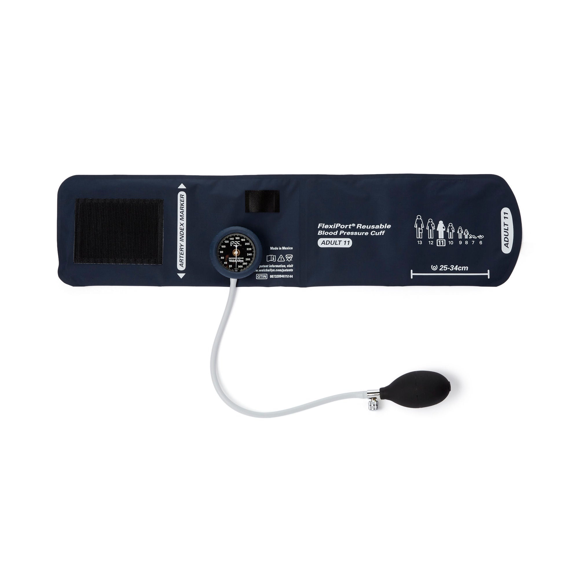 McKesson Brand - 2029 Aneroid Sphygmomanometer Unit McKesson Brand Adult Cuff Arm Nylon Cuff 23 - 40 cm Pocket Aneroid