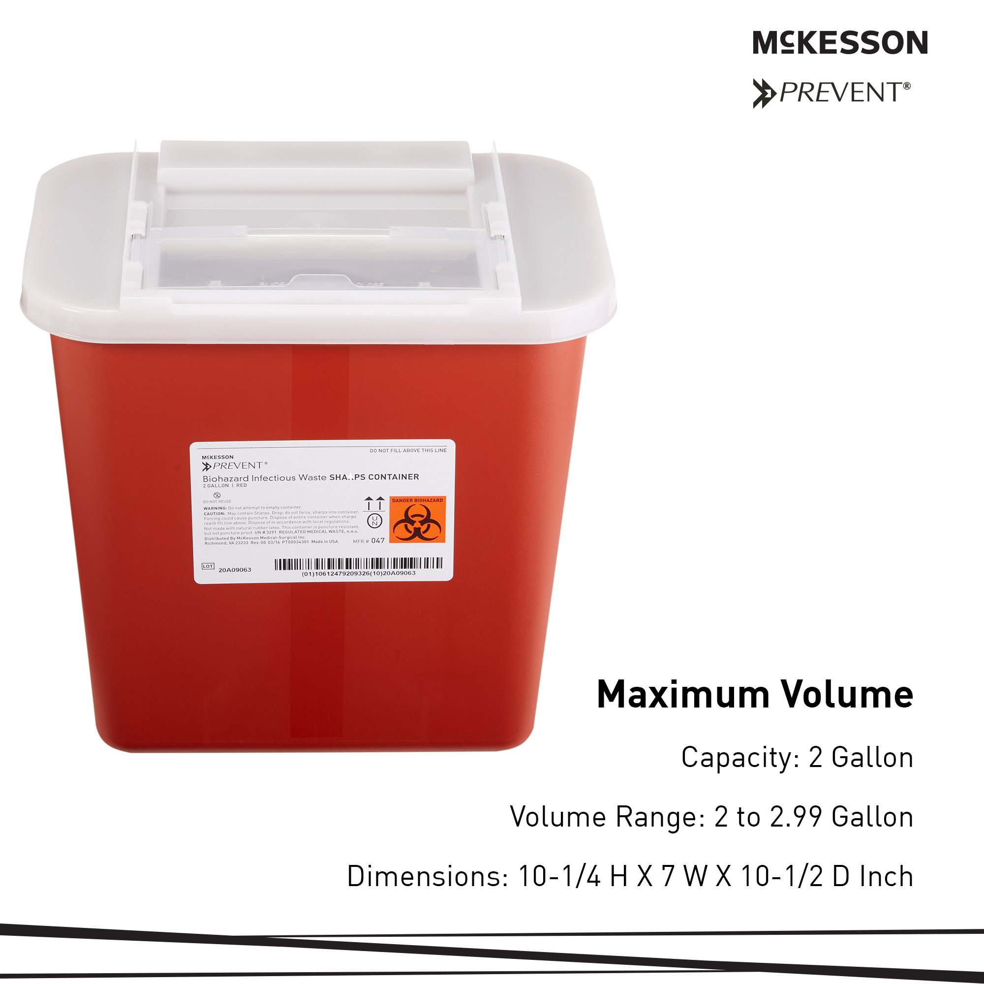 McKesson Brand - 047 McKesson Prevent® Sharps Container