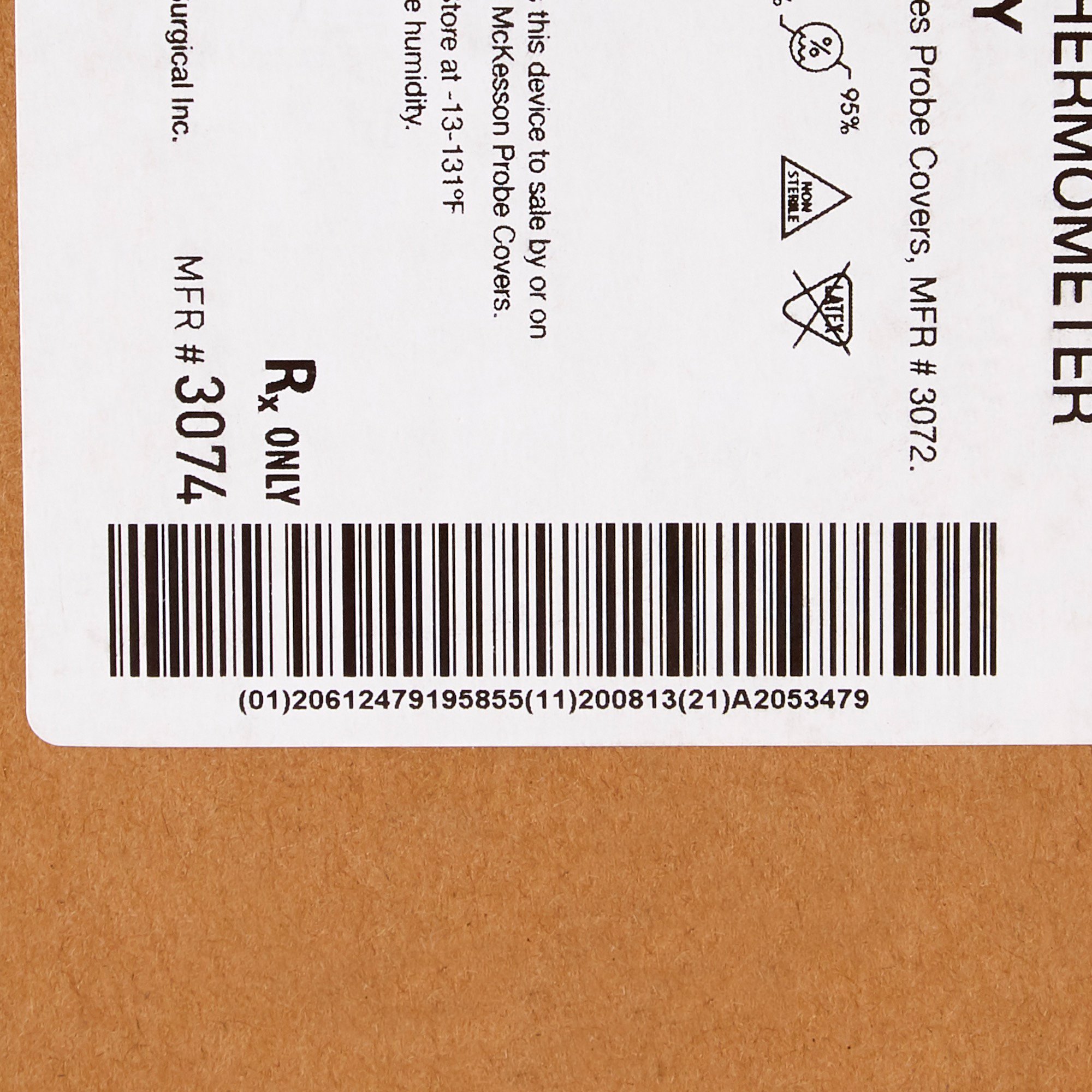 McKesson Brand 3074 - McKesson Lumeon Digital Stick Thermometer, Oral, Axillary - 1/Each