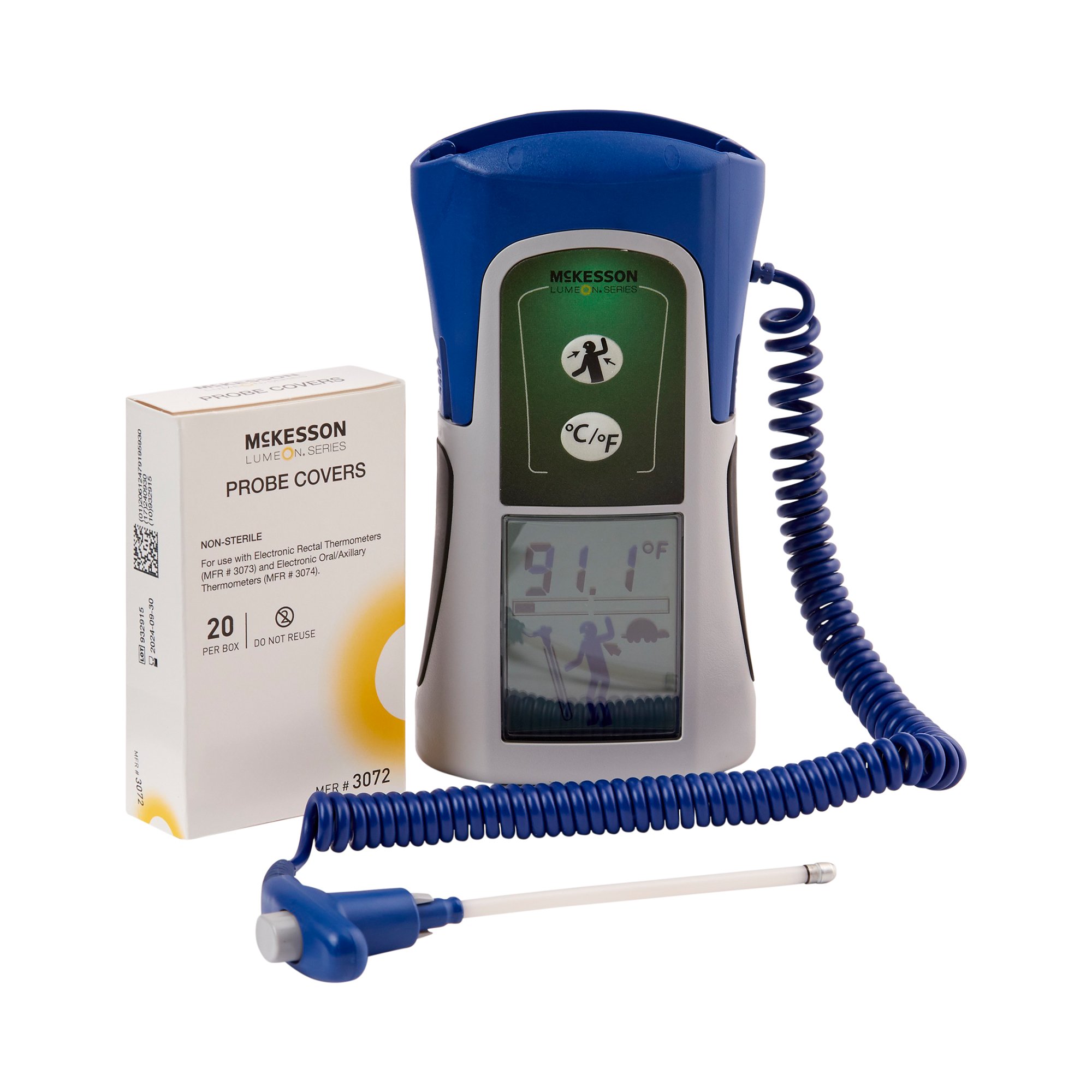 McKesson Brand - 3074 McKesson Lumeon Digital Stick Thermometer