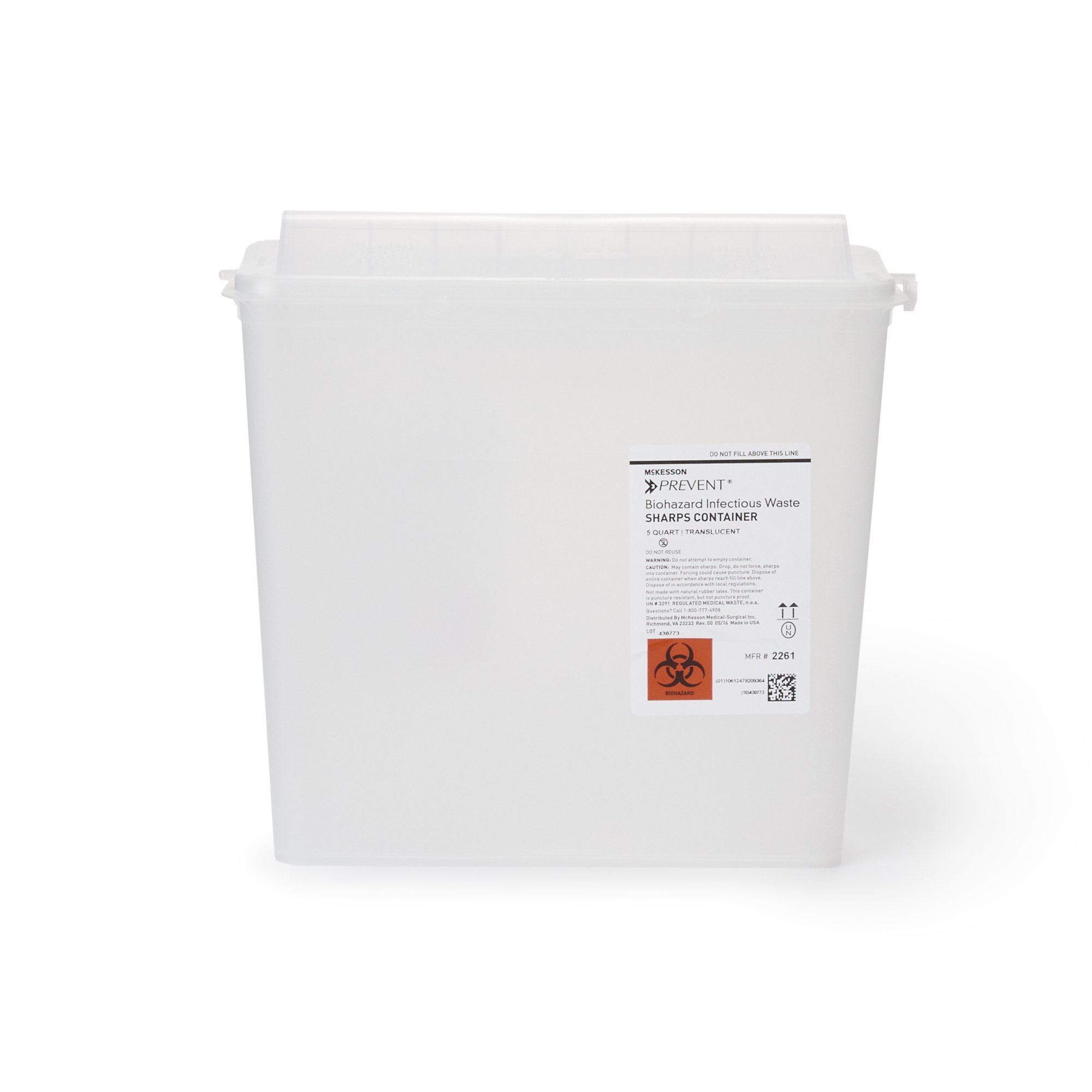 McKesson Brand - 2261 McKesson Prevent® Sharps Container