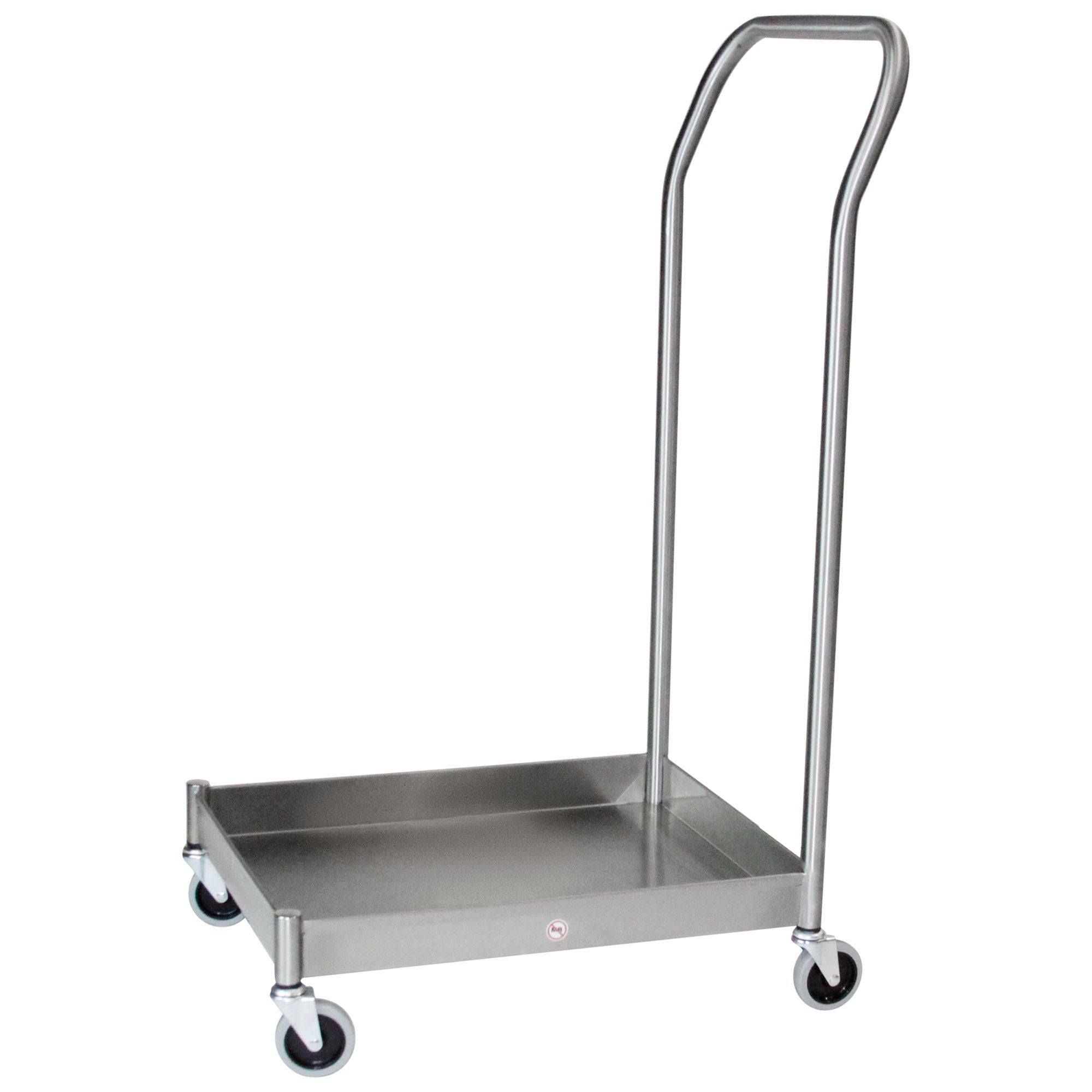 Blickman - 1018862300 Stool Dolly EZ 4 Casters Steel Handle Stainless Steel
