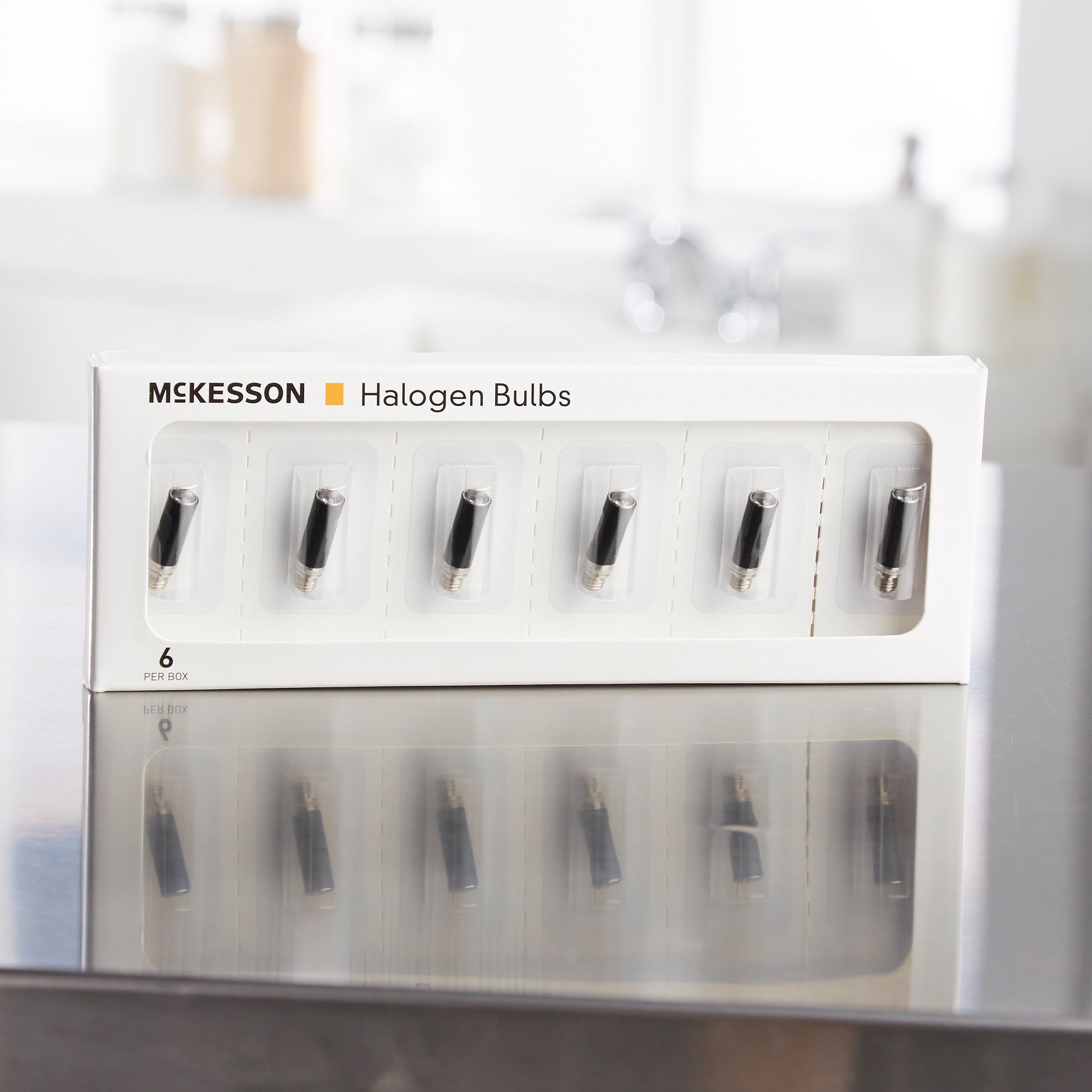 McKesson Brand 123-4511 - McKesson Halogen Lamp, Replacement Bulb for Vaginal Specula, 4.6 Volt 3 Watt - 1/Each, 6/Box