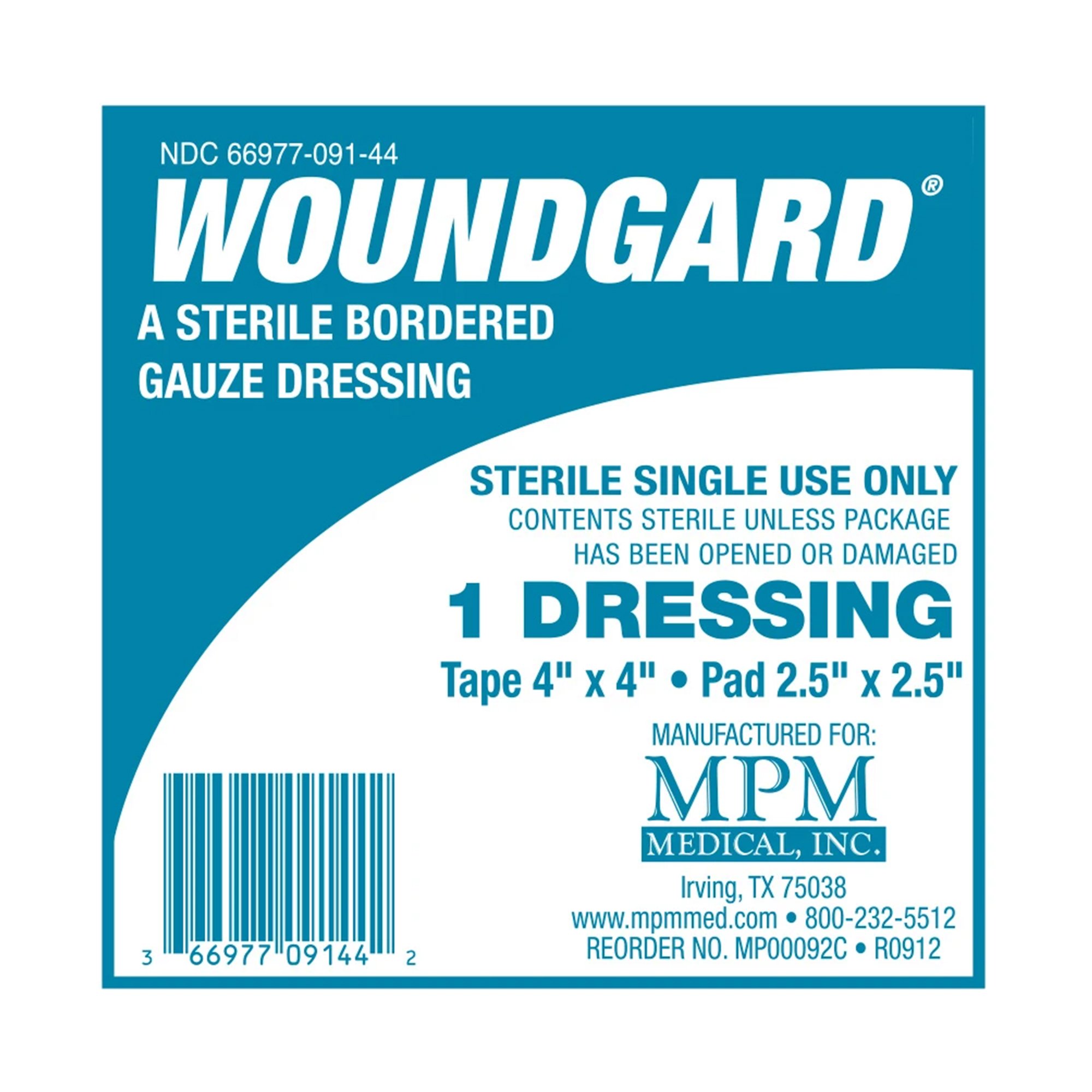 MPM Medical - MP00092C WoundGard® White Adhesive Dressing
