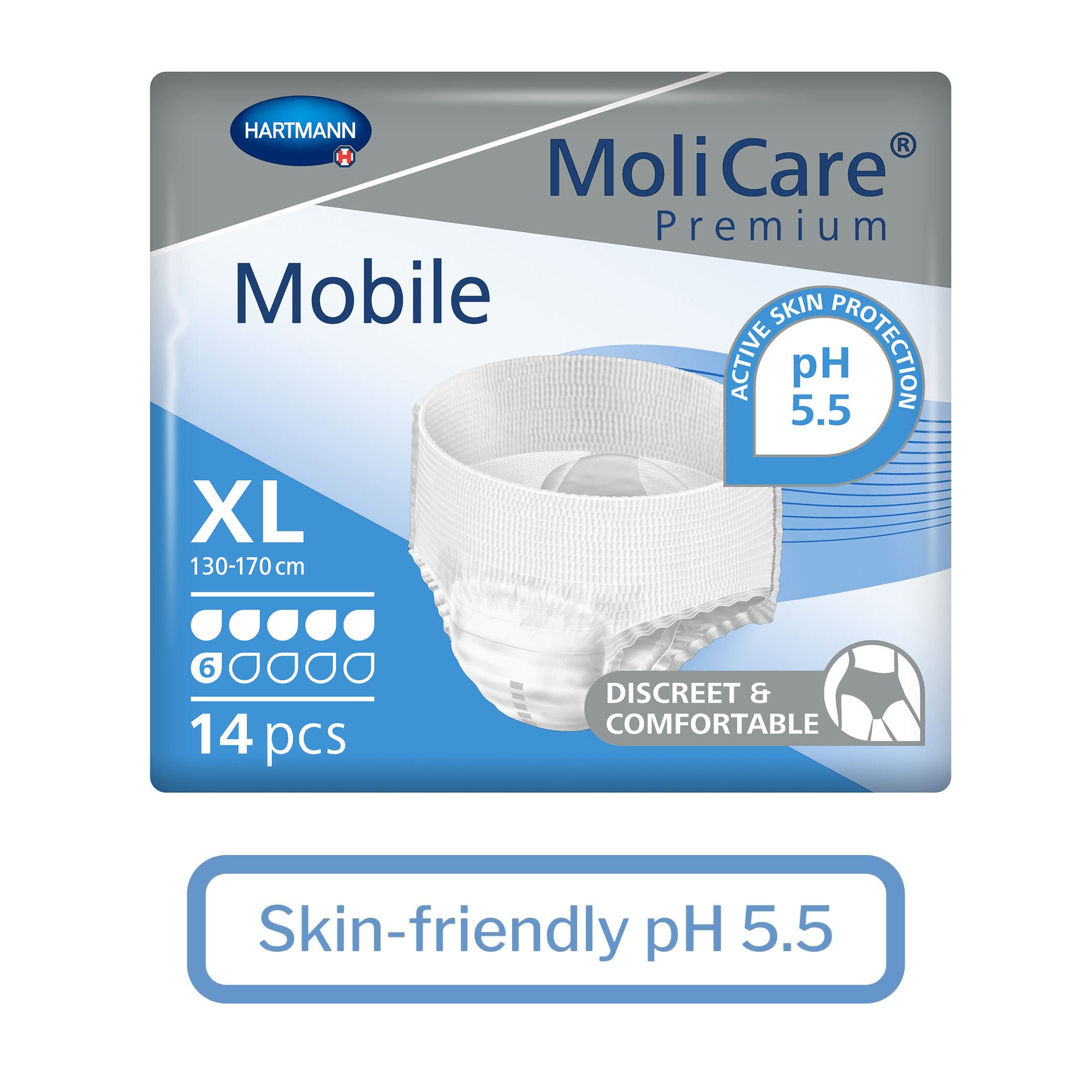 MoliCare Premium Mobile 6D Absorbent Underwear 915834 by Hartmann