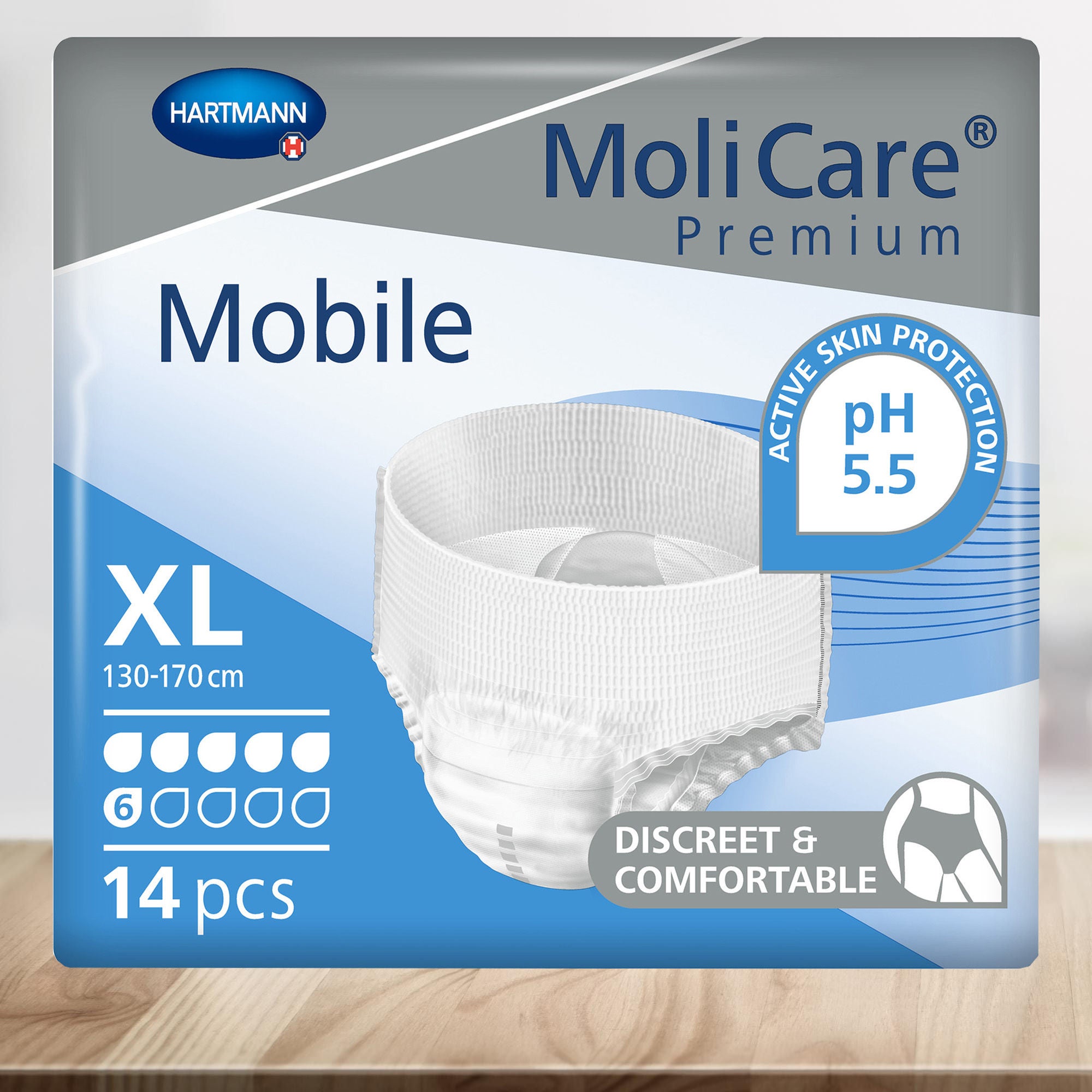 Hartmann - 915834 MoliCare® Premium Mobile 6 Drop Absorbency Incontinence Underwear