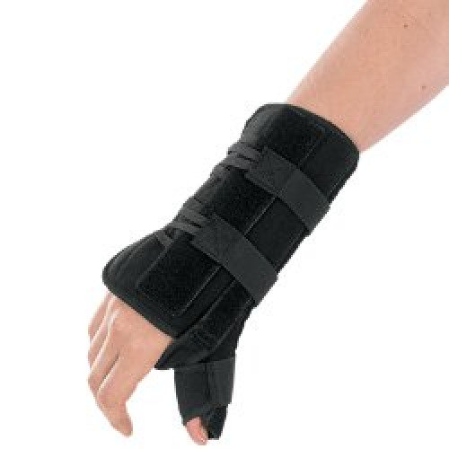 Breg 10058 - Apollo Universal Wrist Brace with Thumb Spica for Left Hand, One Size Fits Most - 1/Each