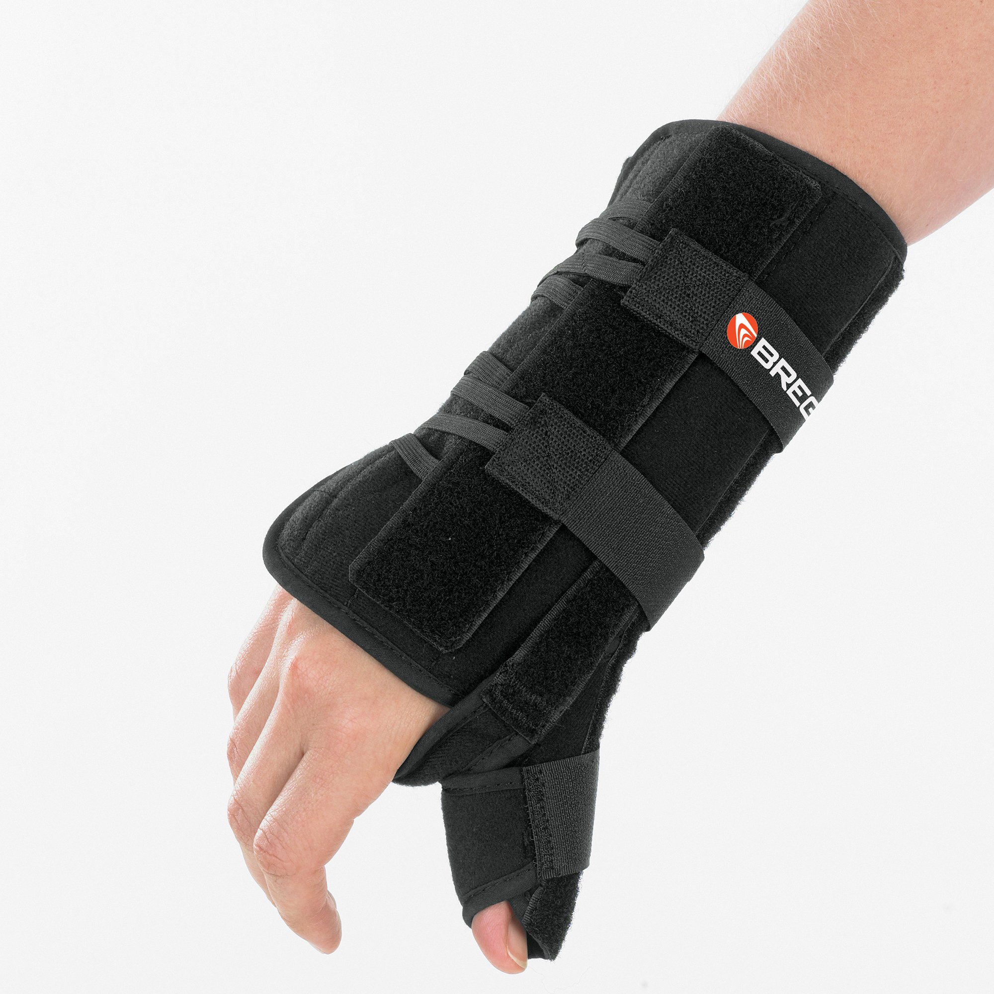 Breg 10058 - Apollo Universal Wrist Brace with Thumb Spica for Left Hand, One Size Fits Most - 1/Each