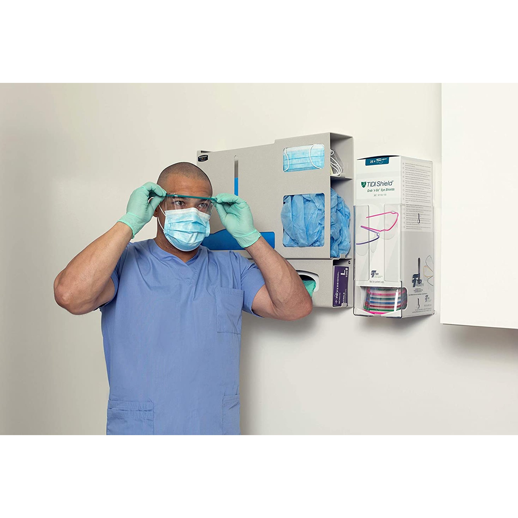 Tidi Products - 9210A-100 TIDIShield® Grab 'n Go™ Eye Shields with Dispenser