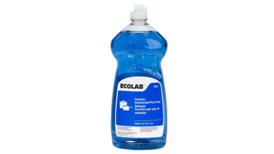 Ecolab - 6113003 Dish Detergent Ecolab® PanTastic™ 32 oz. Squeeze Bottle Liquid Floral Scent