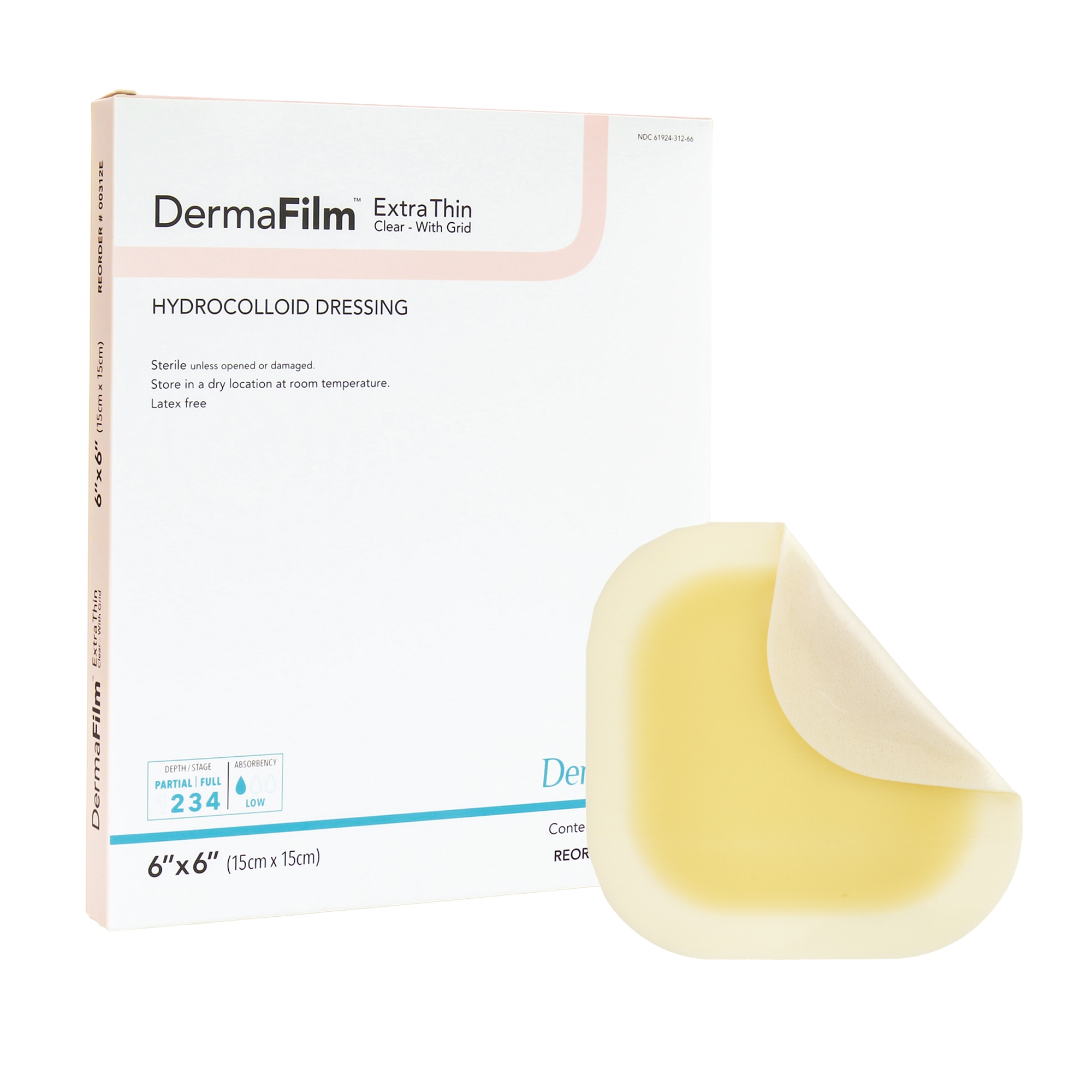 Sion Brands LLC - 00306E DermaFilm® Thin with Border Hydrocolloid Dressing