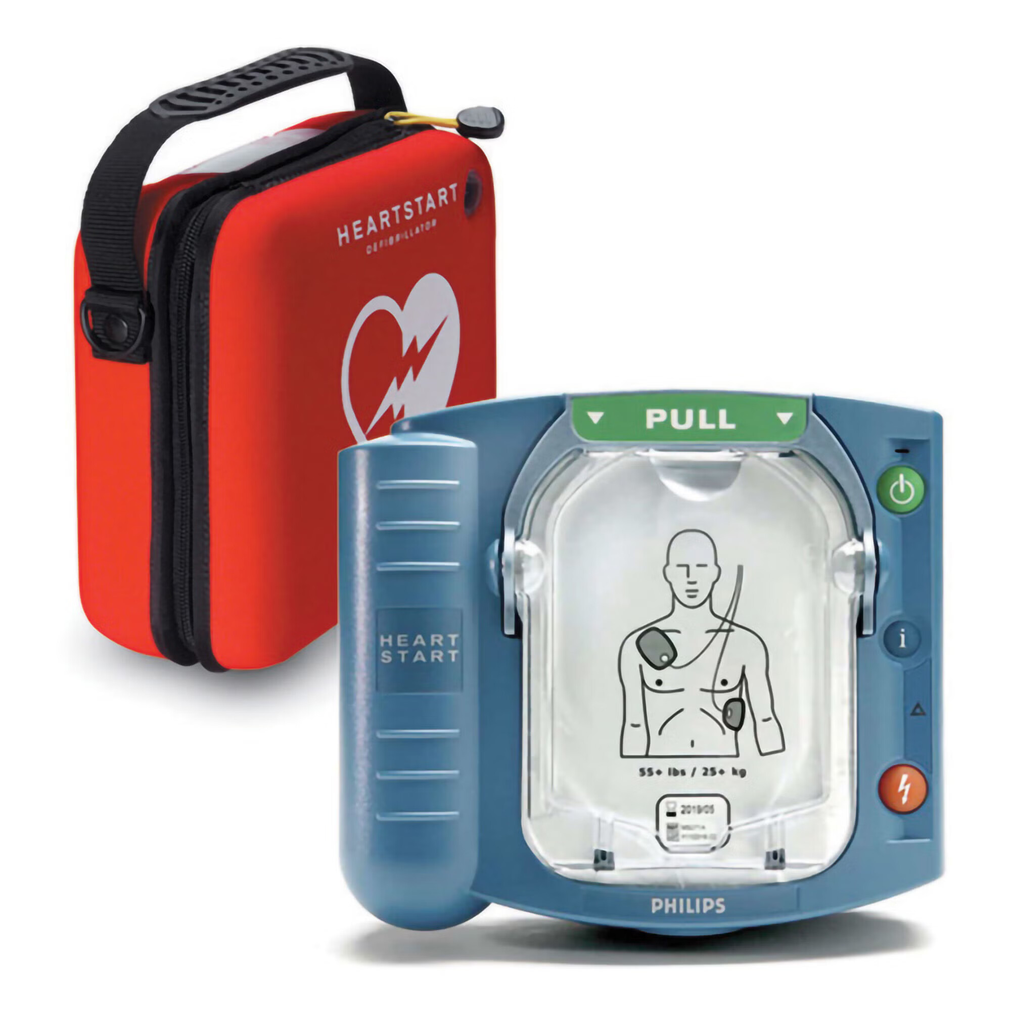 Heartstream US LLC - 861282_C02 AED Unit Semi-Automatic Philips HeartStart® OnSite Electrode Pads Contact Battery Operated