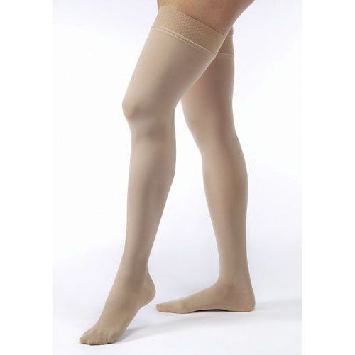 BSN Medical - 115506 Anti-embolism Stocking Jobst® Thigh High Large Black Closed Toe
