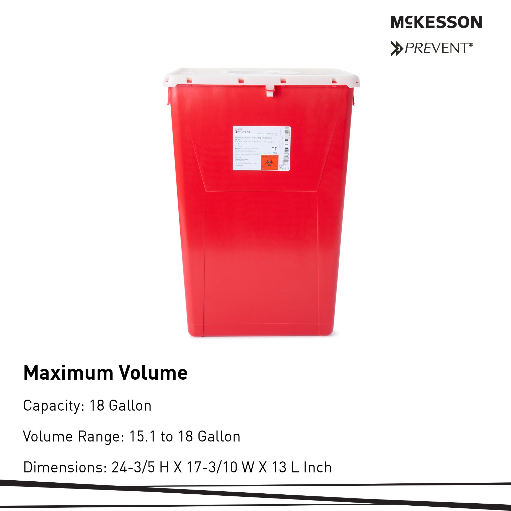 McKesson Brand - 2268 McKesson Prevent® Sharps Container